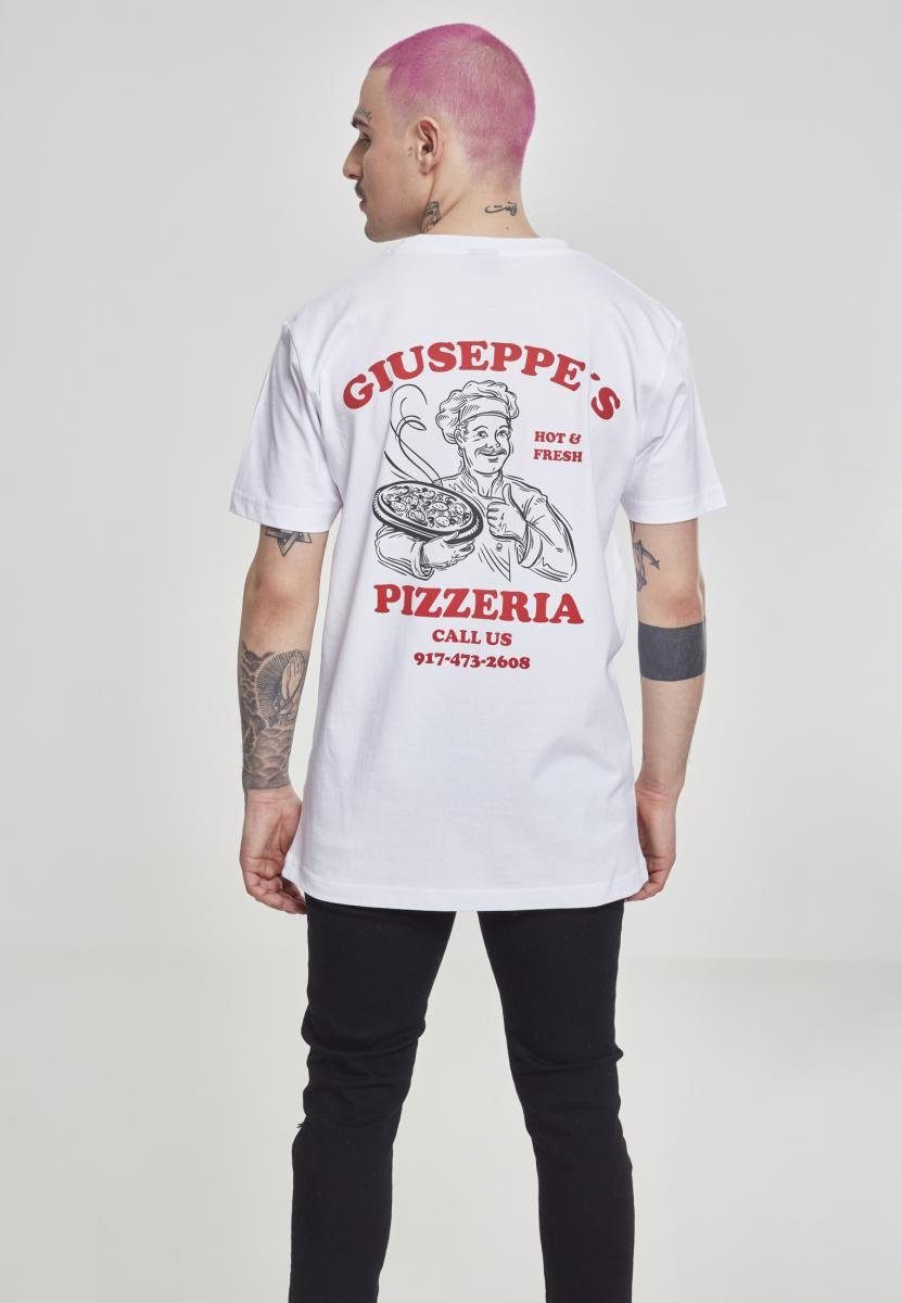 (1-tlg) Pizzeria Tee Herren Giuseppe's Pizzeria MisterTee Giuseppes white MT709 Kurzarmshirt