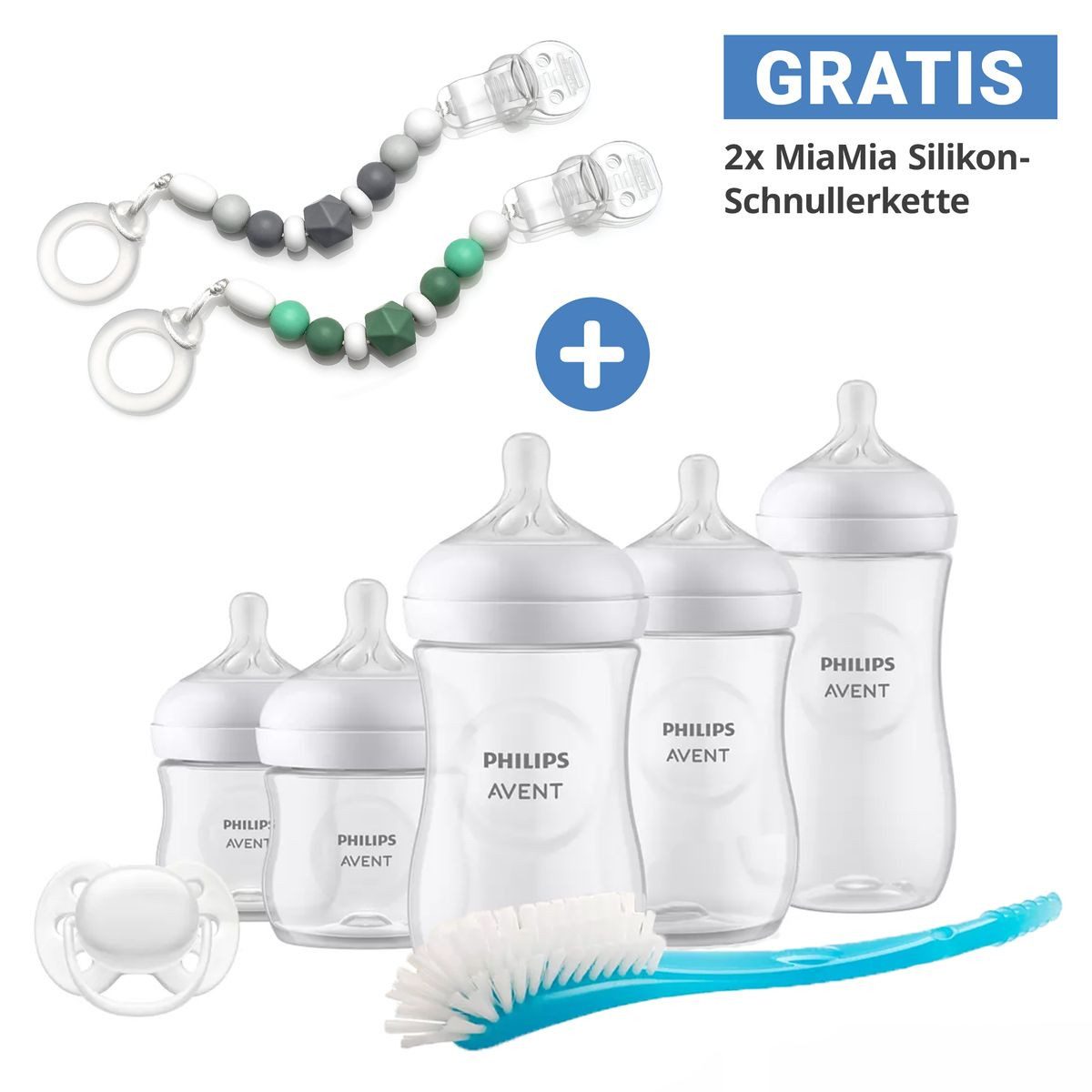 Babyflasche Neugeborenen-Starter-Set Natural