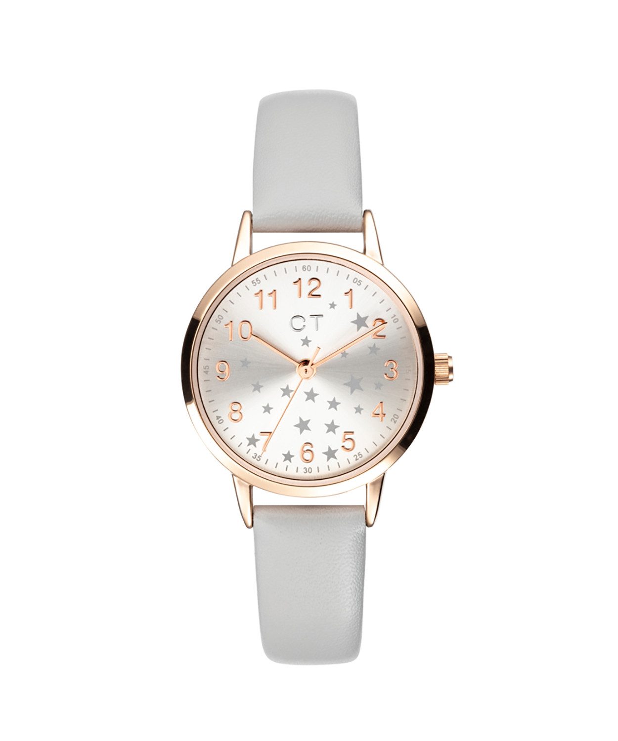 COOL TIME Quarzuhr The Cool Grey Glitter Star CT-0007-LQ, Armbanduhr, Kinderuhr, Mädchen, analog