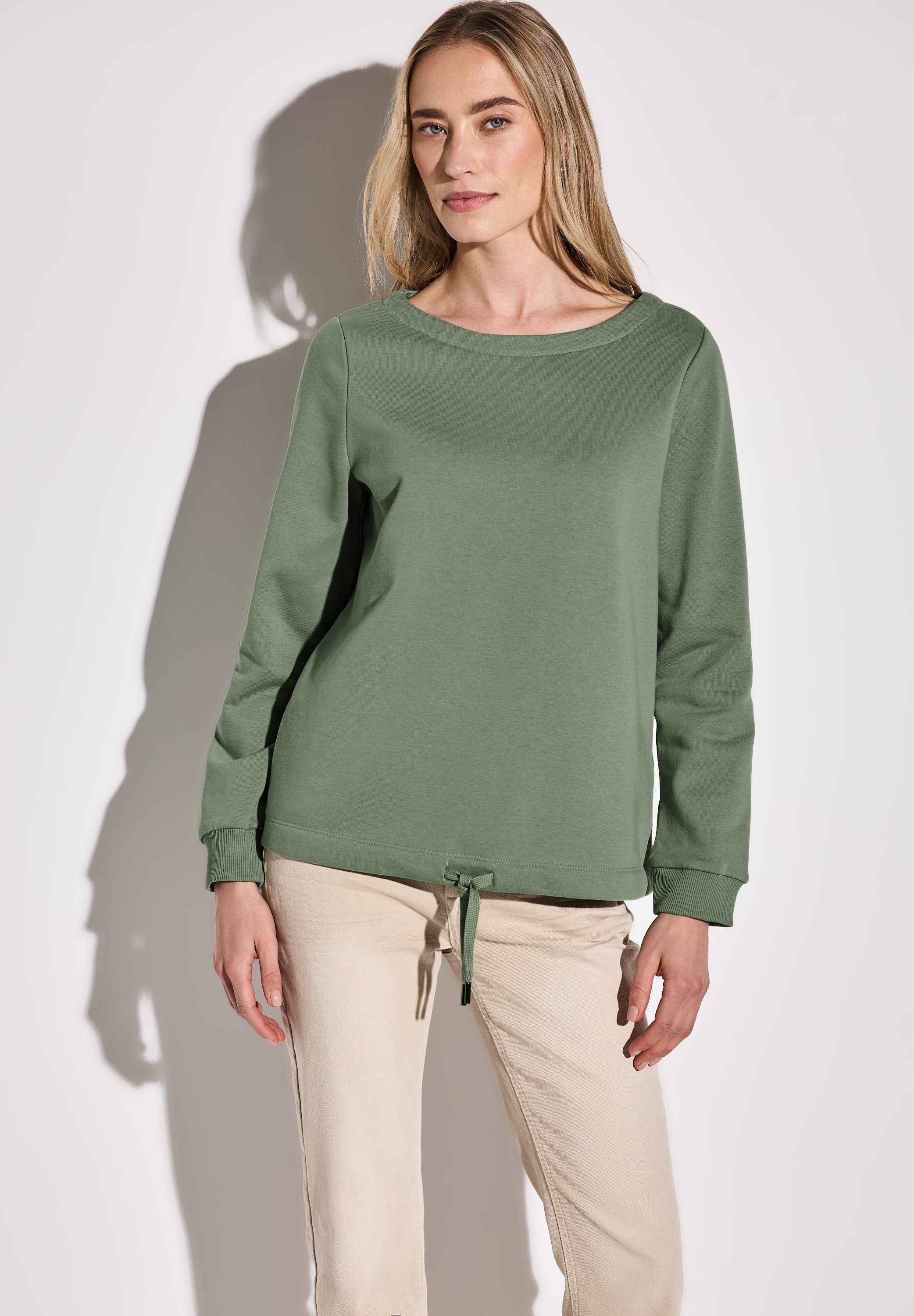 STREET ONE Sweatshirt im soften Baumwoll-Mix günstig online kaufen