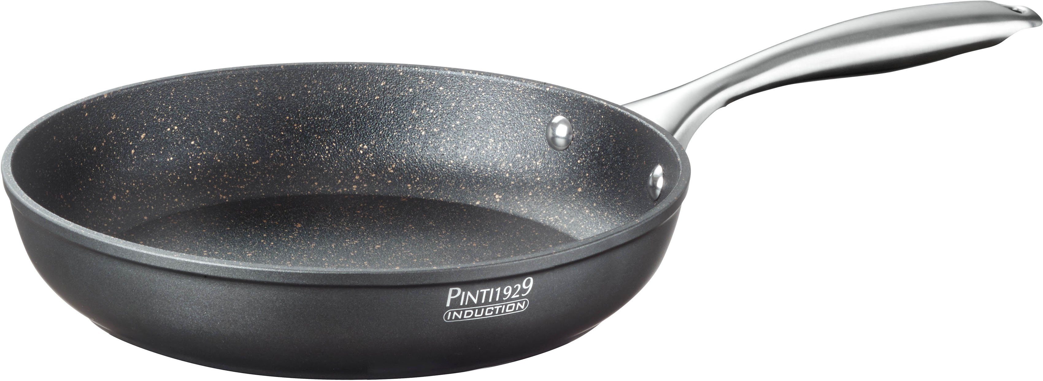 PINTINOX Bratpfanne ST1, Aluminium, 3-lagige Antihaftbeschichtung, Induktionsgeeignet