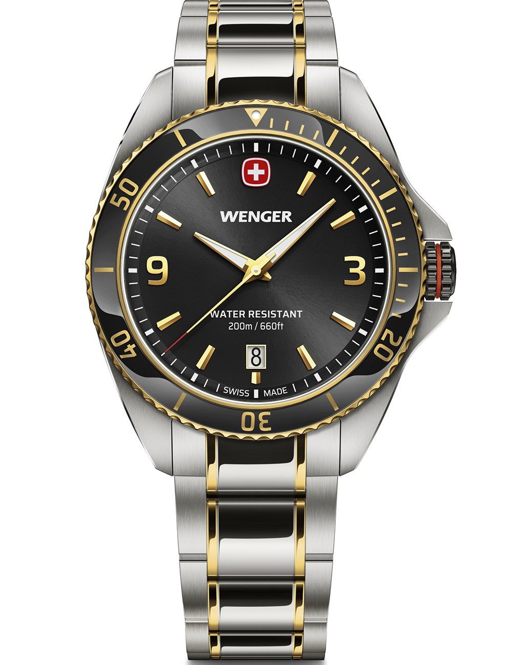 Wenger Quarzuhr Wenger 01.2031.104 Herrenuhr Ececutive 40mm 20ATM Wenger 01.2031.104 Herrenuhr Ececutive 40mm 20ATM