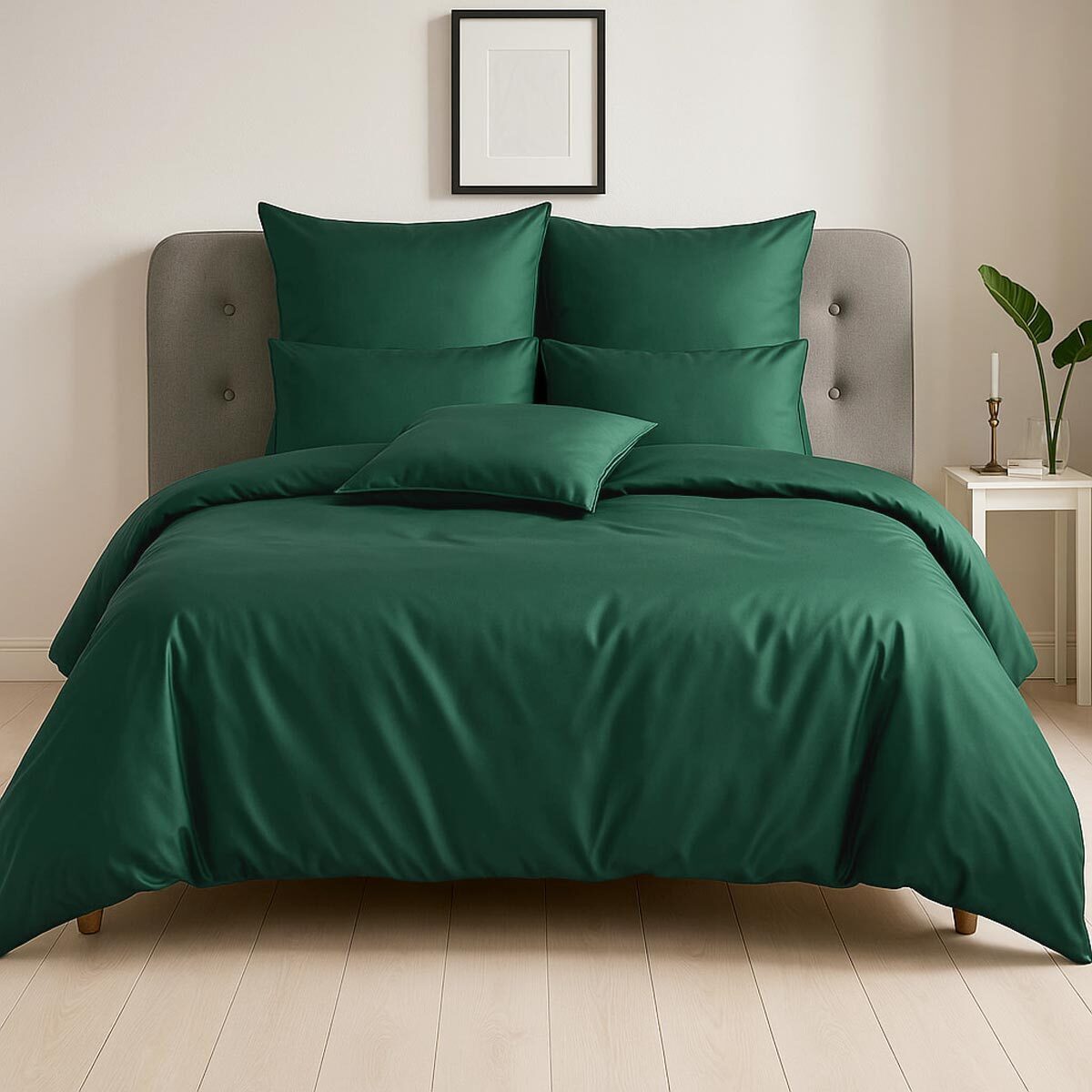 TRAUMSCHLAF Bettwäsche Uni Tencel™ Lyocell, Lyocell, 2 teilig, glatte Oberfläche und super angenehmes weiches Hautgefühl