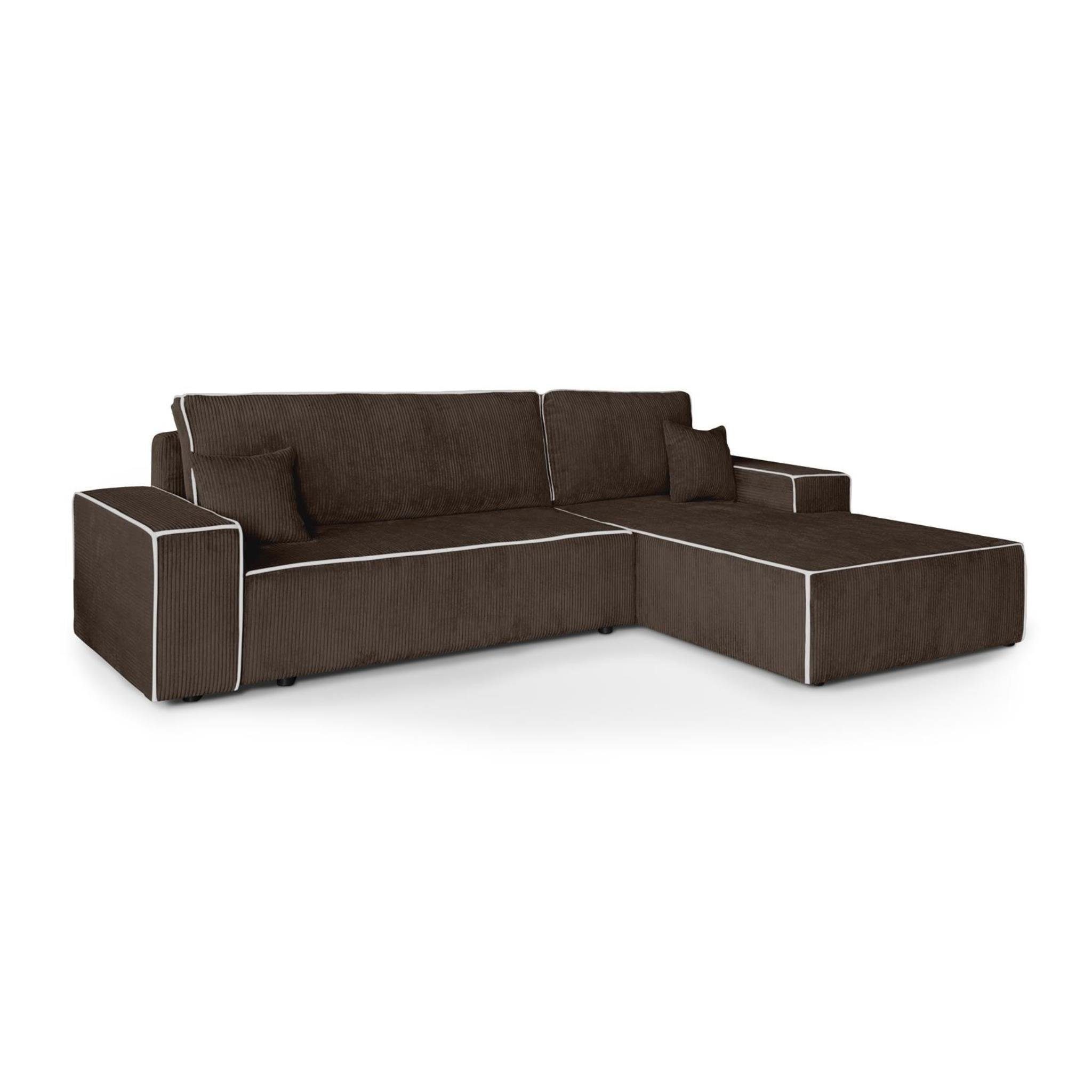 Beautysofa Ecksofa ERNI, inkl. Schlaffunktion, Bettkasten, günstig online kaufen