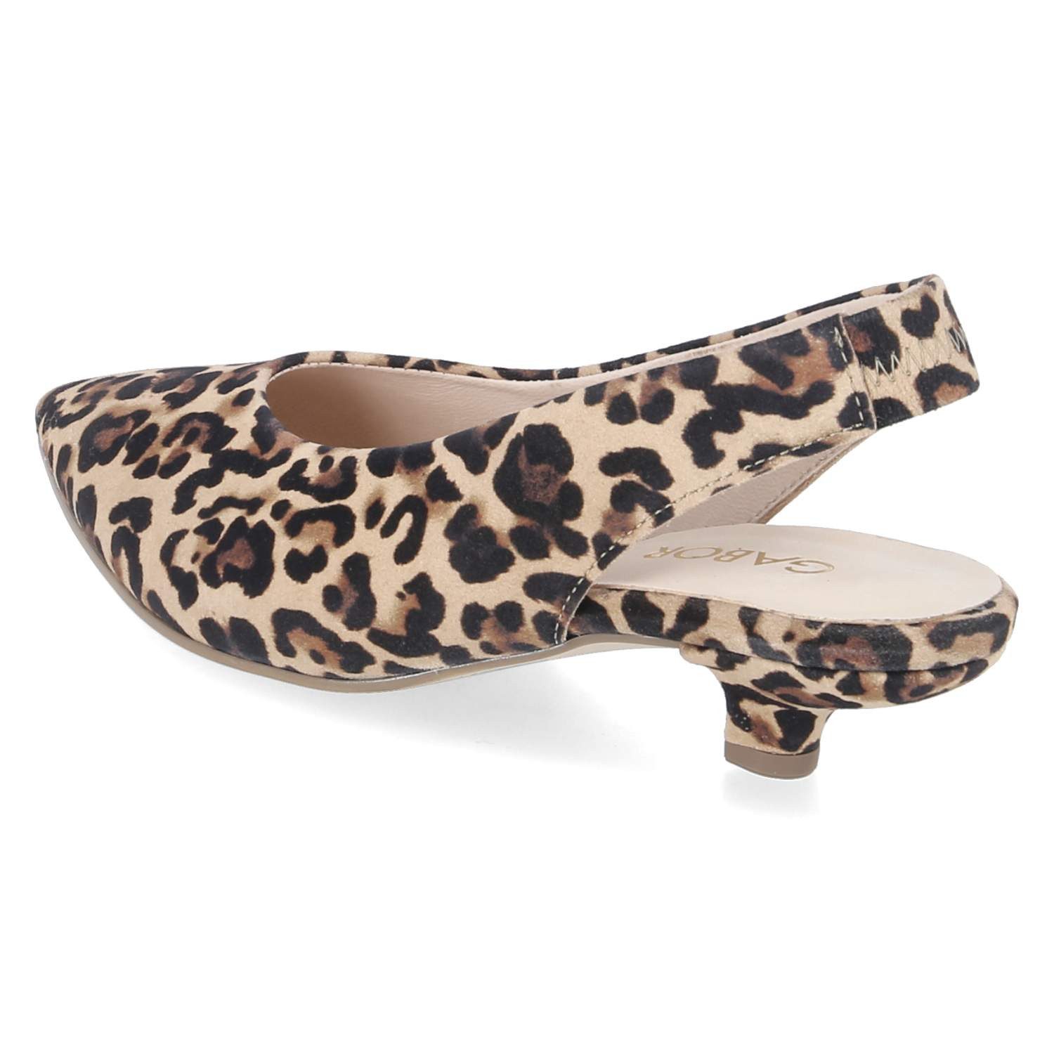 Gabor Gabor 81.530.32 Damen Rauleder beige Slingpumps