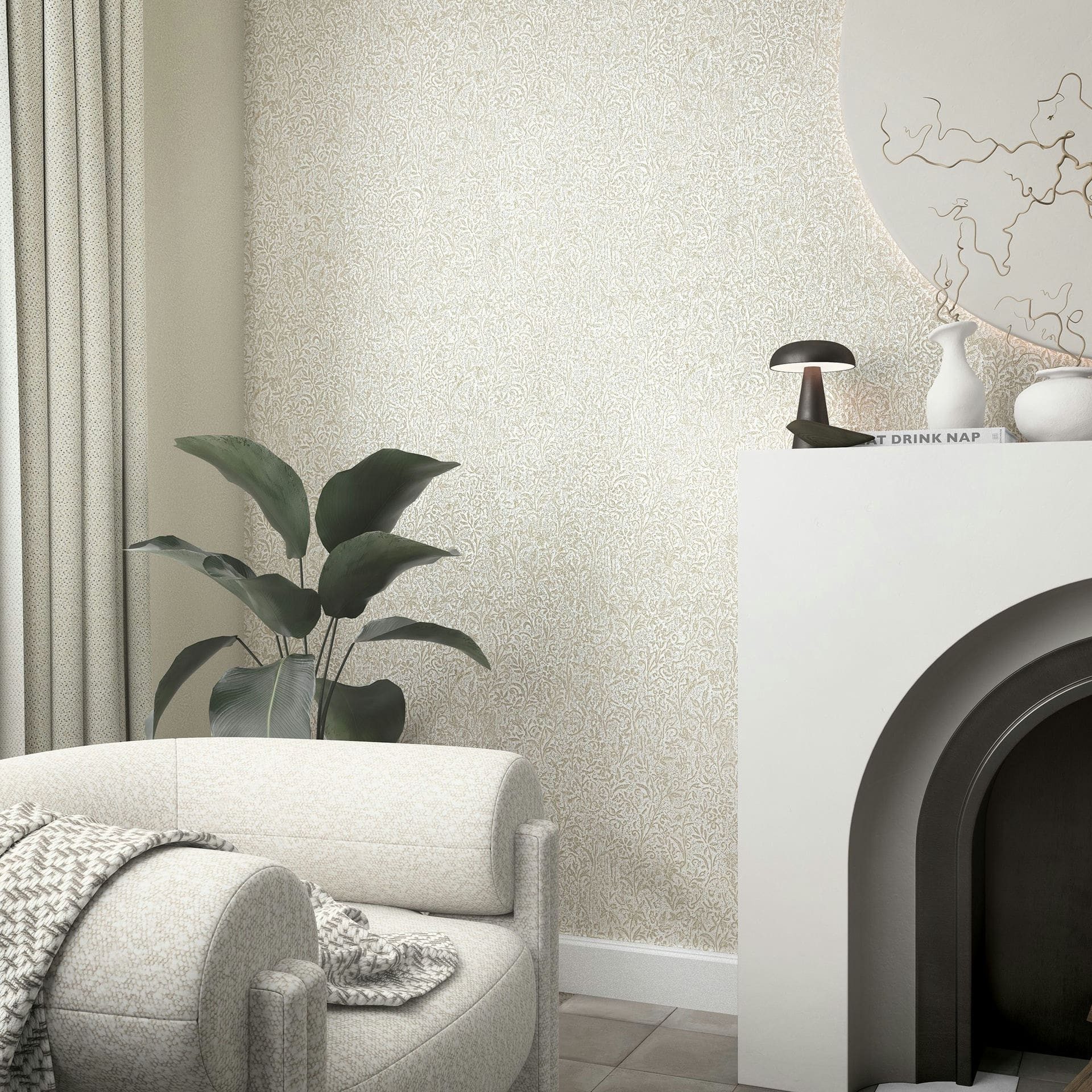 Marburg Vliestapete Tapete Blossom Touch, geprägt, floral, moderne Vliestap günstig online kaufen