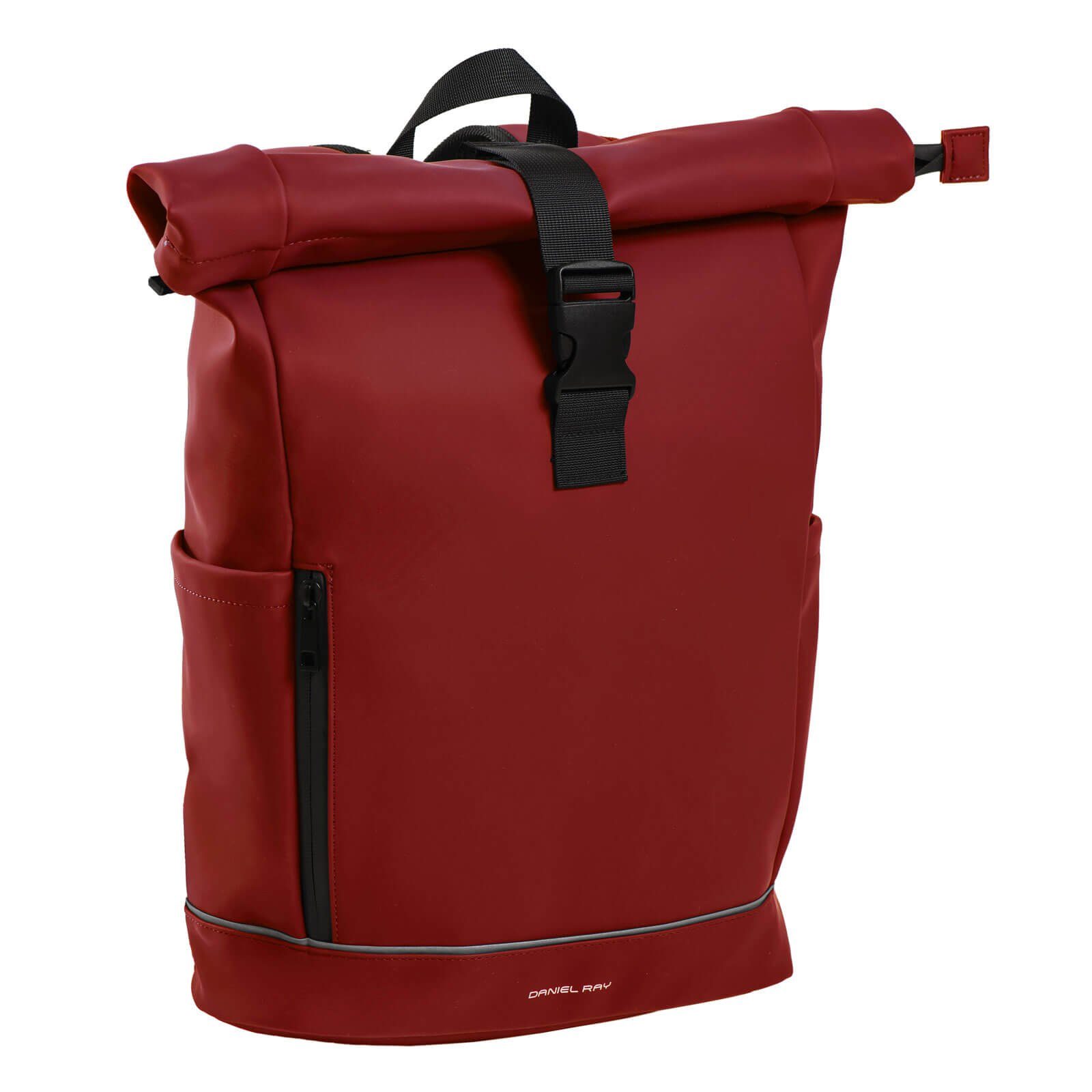 Daniel Ray Fahrradrucksack, Rolltop-Rucksack Highlands - PU-Rollrucksack mit Laptopfach