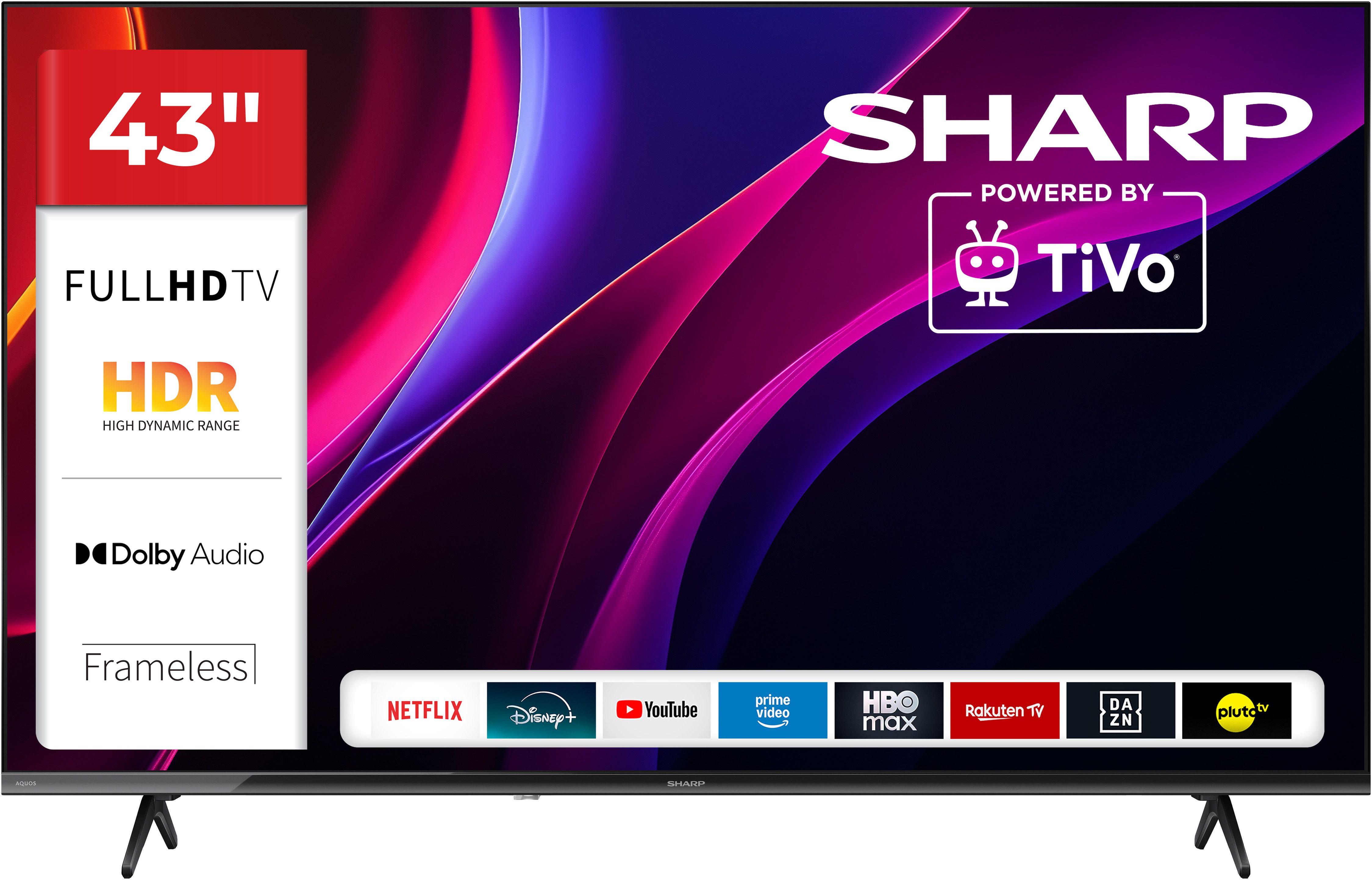Sharp 2T-C43HEx LED-Fernseher (108 cm/43 Zoll, Full HD, Smart-TV)