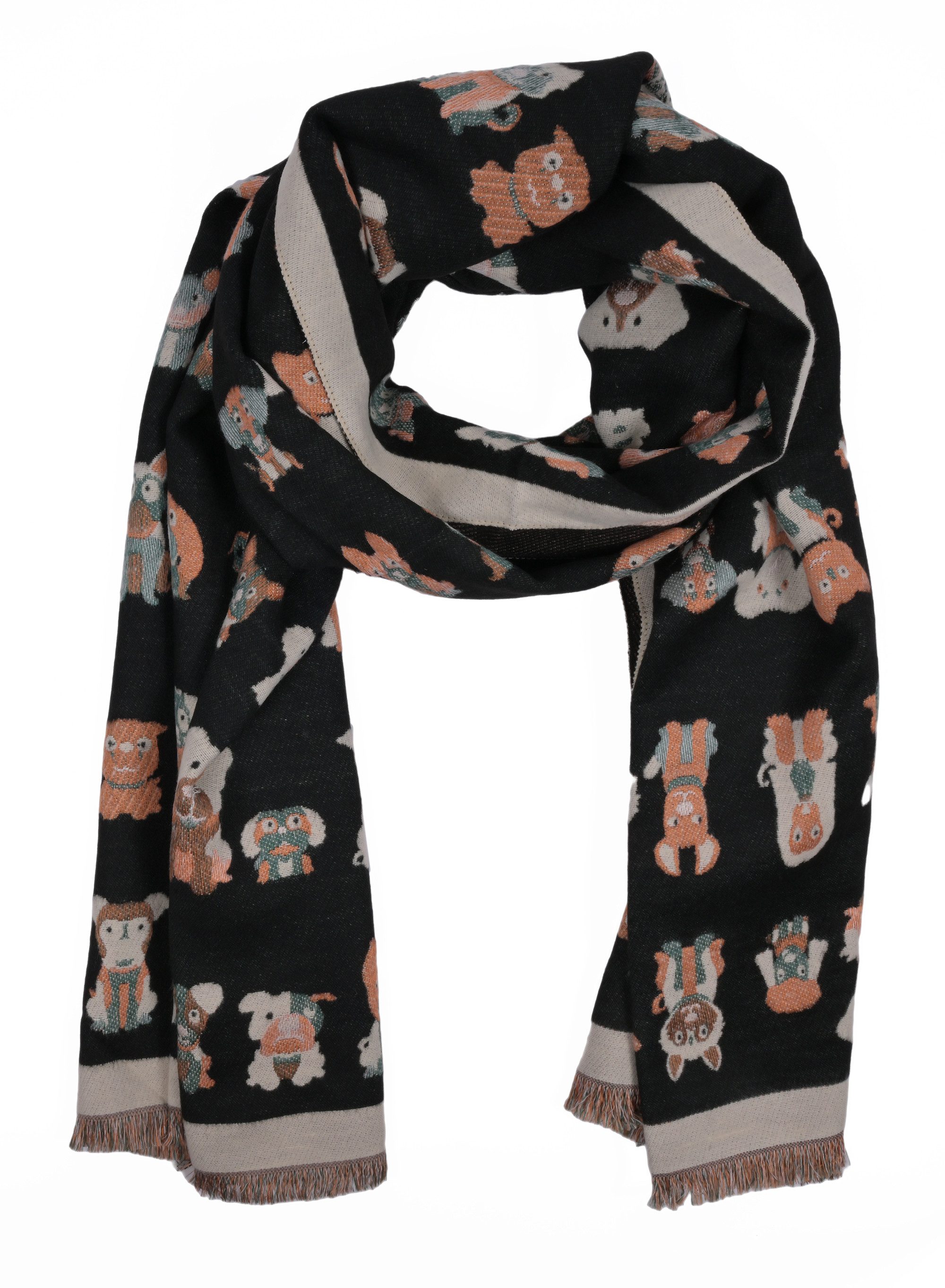 Goodman Design Modetuch Modeschal mit Hunde günstig online kaufen