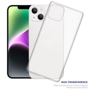 Cadorabo Handyhülle Apple iPhone 14 Apple iPhone 14, Flexible TPU Silikon Handy Schutzhülle - Hülle - ultra slim