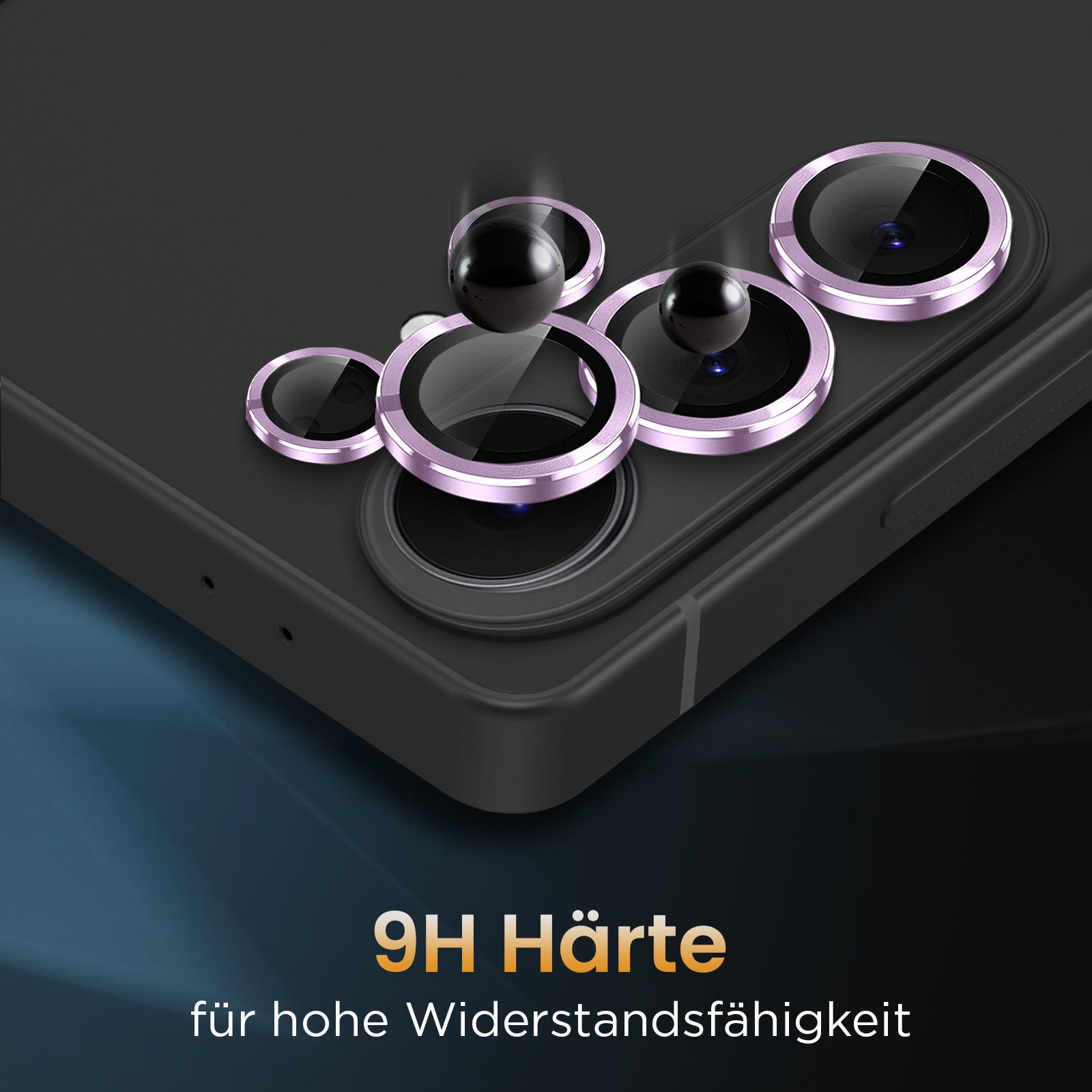 Tec-Expert Kameraschutzglas 9H Kameraglas Set in Helles Violett für Samsung Galaxy S26 Ultra für Samsung Galaxy S26 Ultra, Linsenschutzglas Set, 1 Stück, Kamera – Bild 3 von 5
