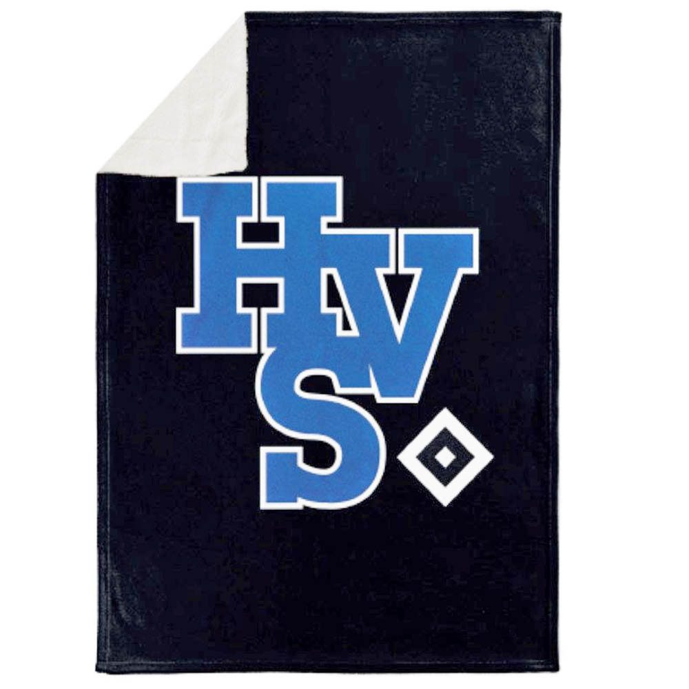 HSV Kunstfaserbettdecke HSV Sherpadecke Logo