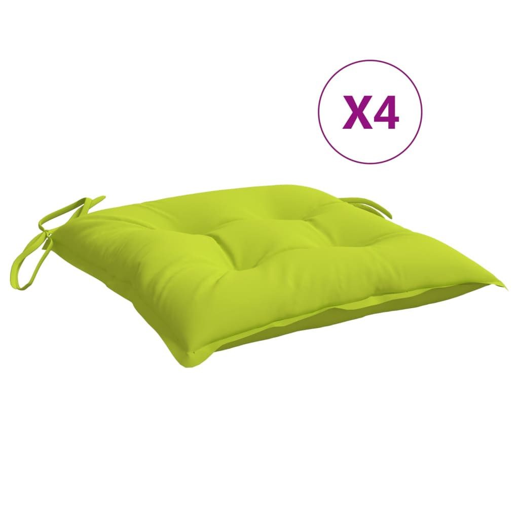 vidaXL Sitzauflage Stuhlkissen 6 Stk. Knallgrün günstig online kaufen