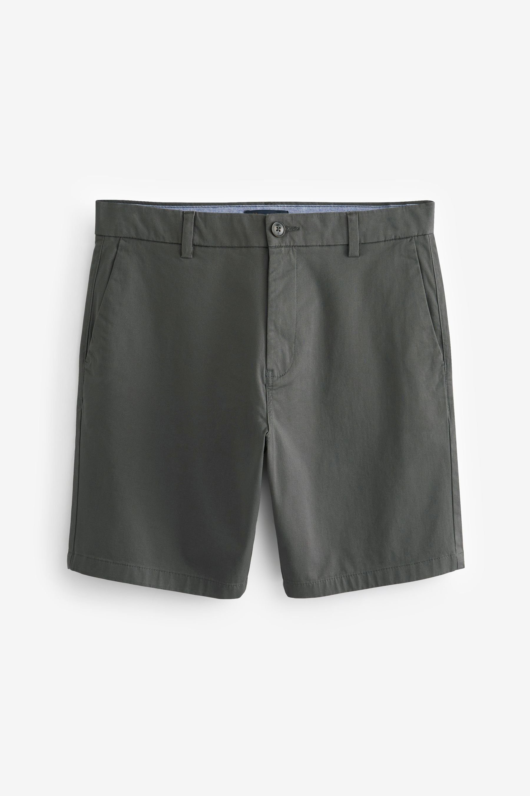 Next Chinoshorts Chinohose mit Stretch (1-tlg) Charcoal Grey