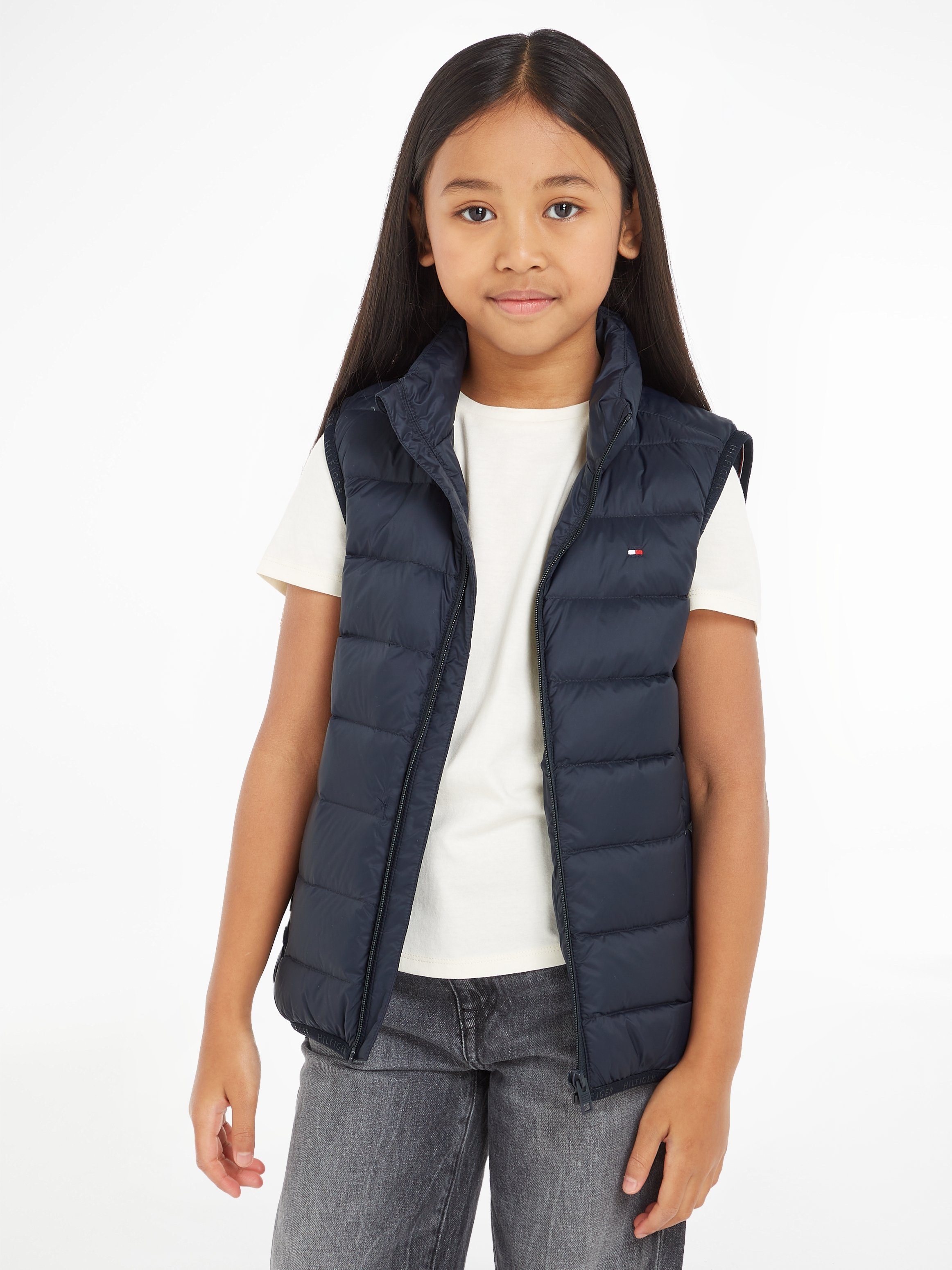 Tommy Hilfiger Daunenweste U ESSENTIAL Kinder Kinder LIGHT VEST Junior MiniMe,für Kids