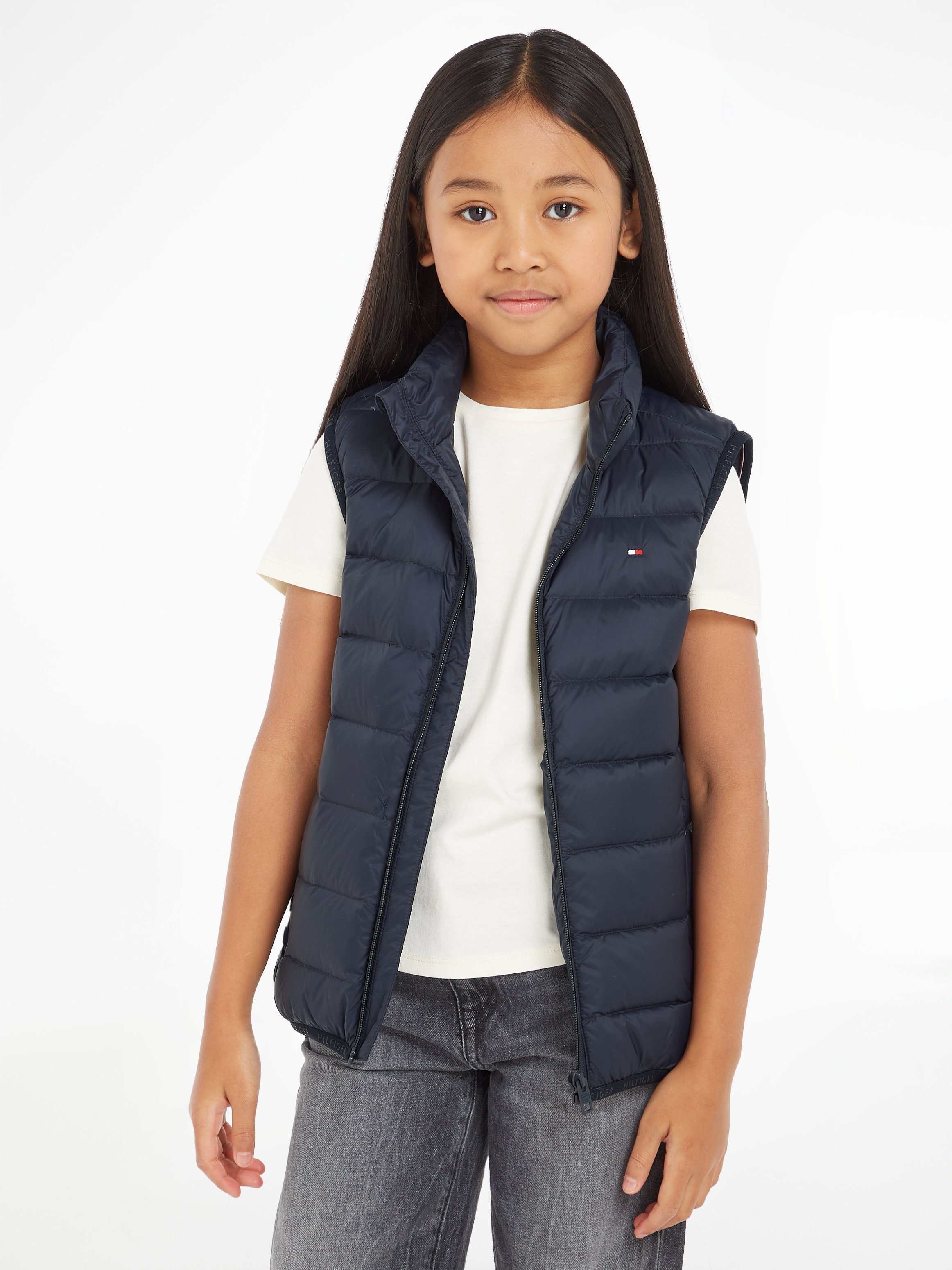 Tommy Hilfiger Daunenweste U ESSENTIAL LIGHT VEST Kinder Kids Junior MiniMe fur Kinder