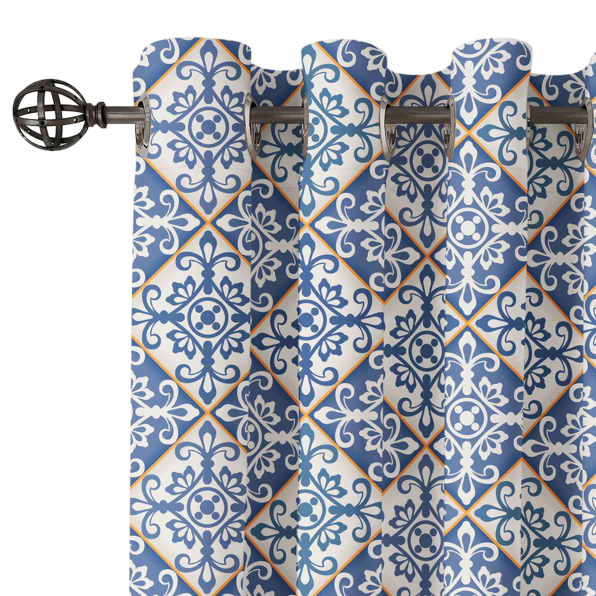 Abakuhaus Gardine Dekorative 2-Panel-Fenstervorhänge für Schlafzimmer günstig online kaufen