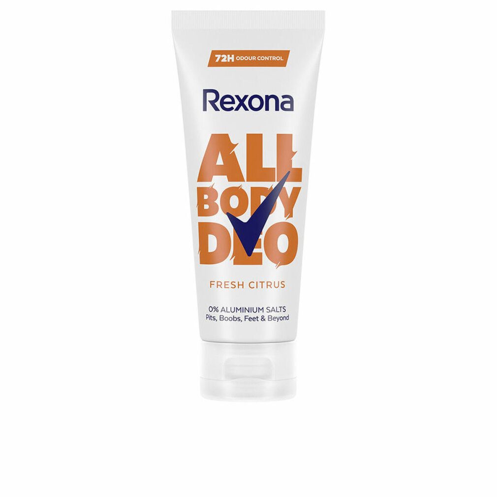 Rexona Körperpflegemittel FRESH CITRUS UNISEX-Ganzkörper-Deocreme 75 ml