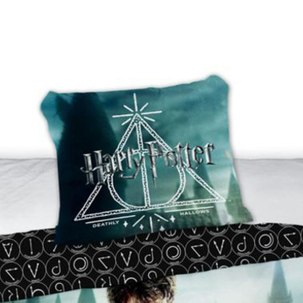 Harry Potter Bettwäsche Harry Potter Film Bettwäsche 2tlg Set 135x200 80x80 günstig online kaufen
