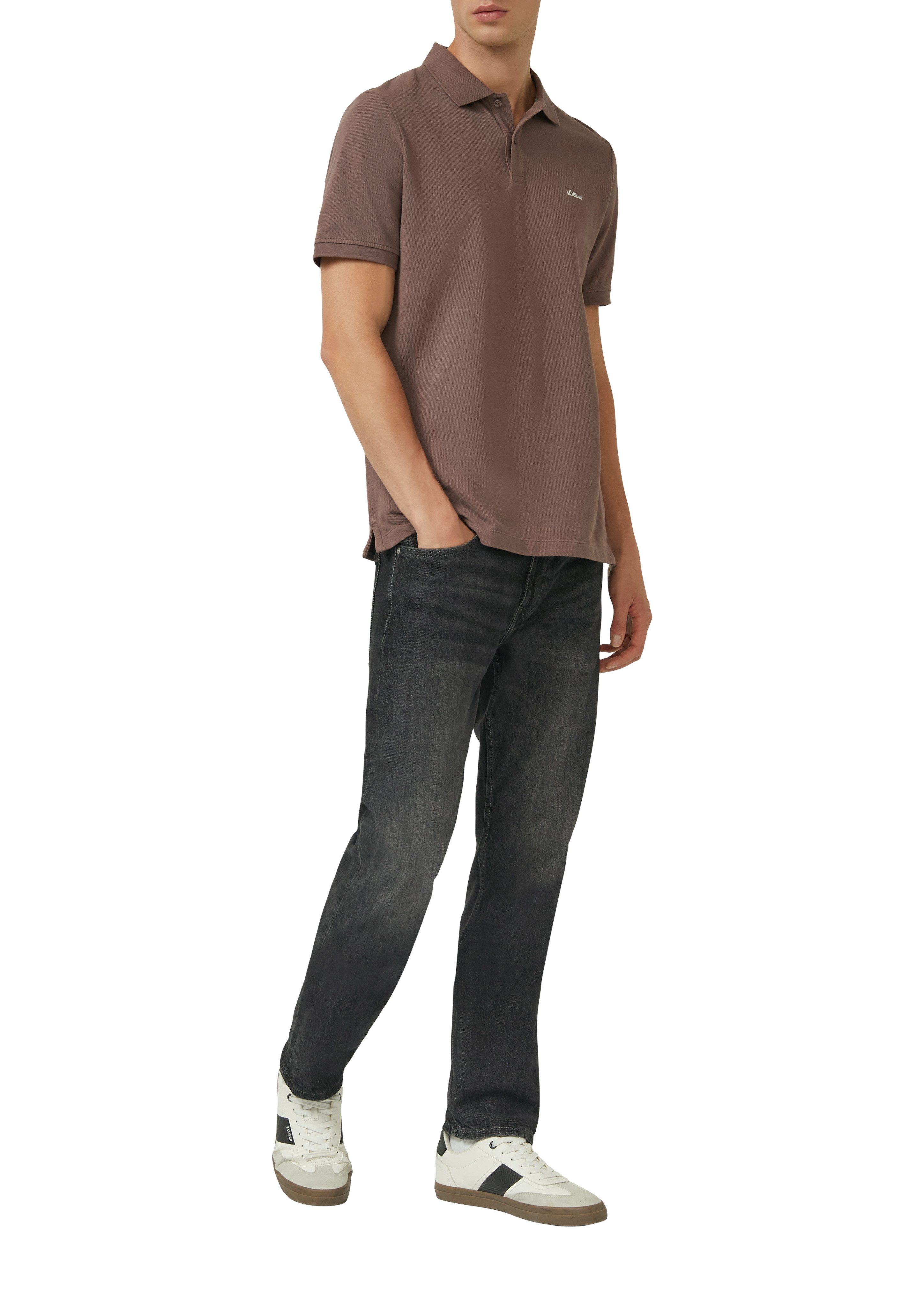 s.Oliver Poloshirt mit Logostickerei günstig online kaufen