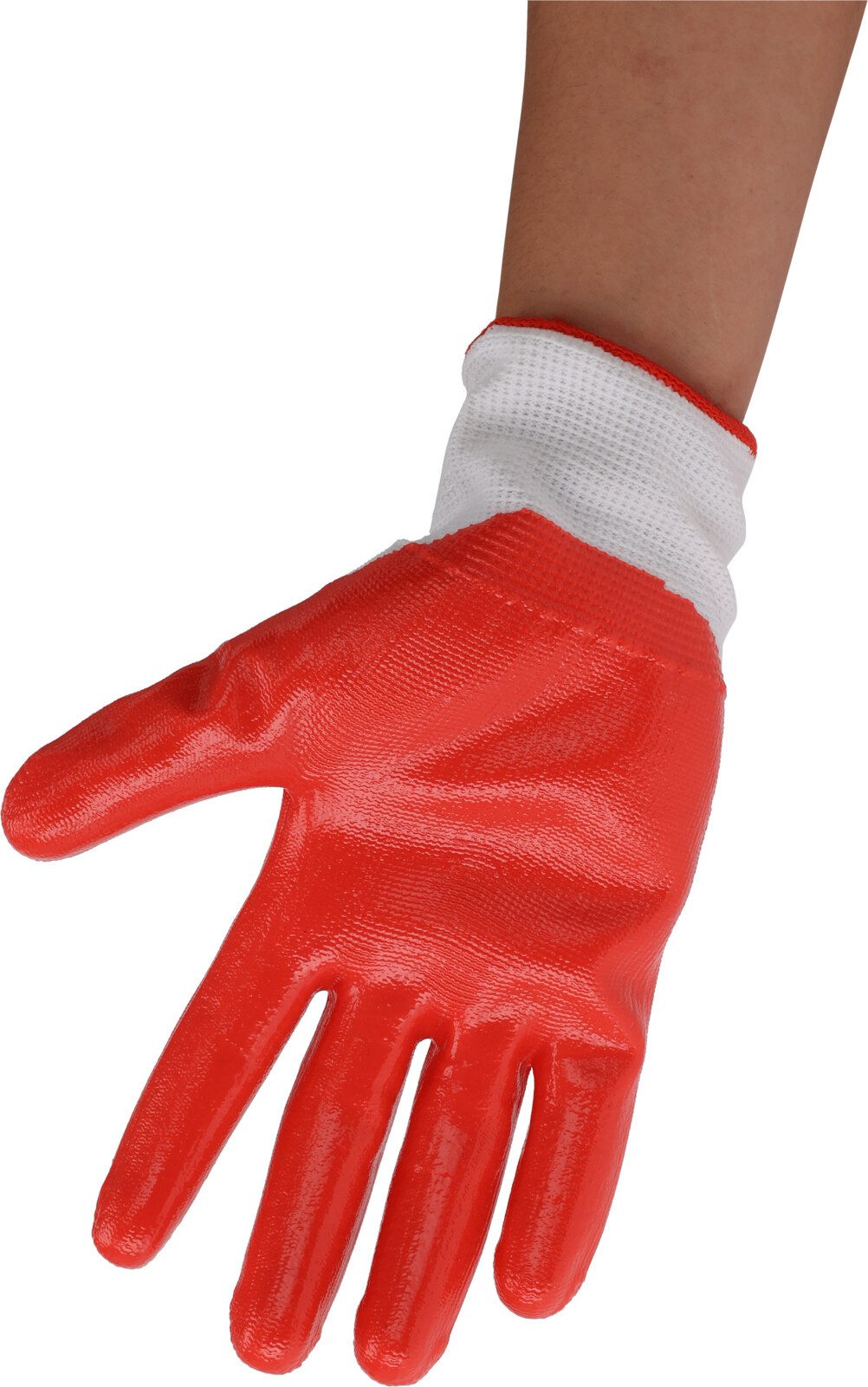 Koopman Gartenhandschuhe Kinderhandschuhe Wasserfest Einheitsgröße Rot /Grün/Gelb (2-St) Gelb / Ente, Universellgröße, Nitril, Kinder, Polyester