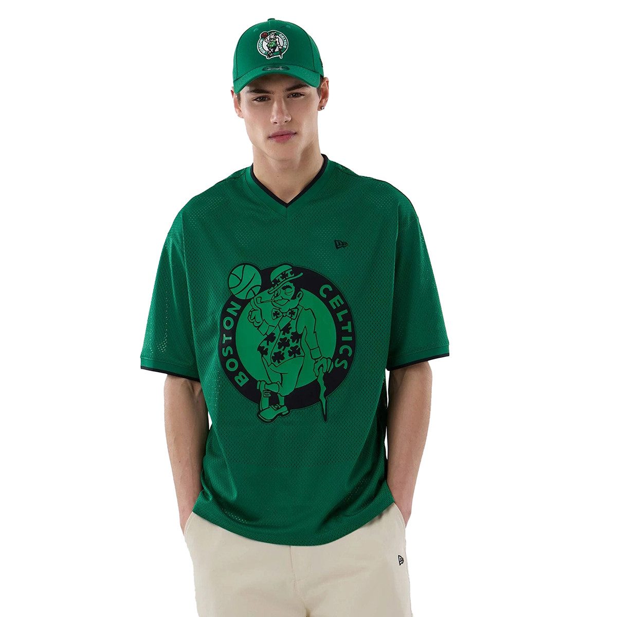 T-Shirt Mesh Oversized NBA Boston Celtics