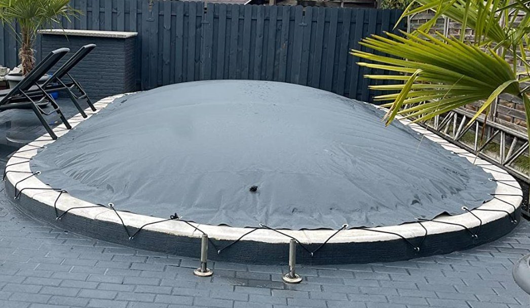 AirDeluxe Pool-Abdeckplane Ovale aufblasbare Poolplanen Schwimmbad günstig online kaufen