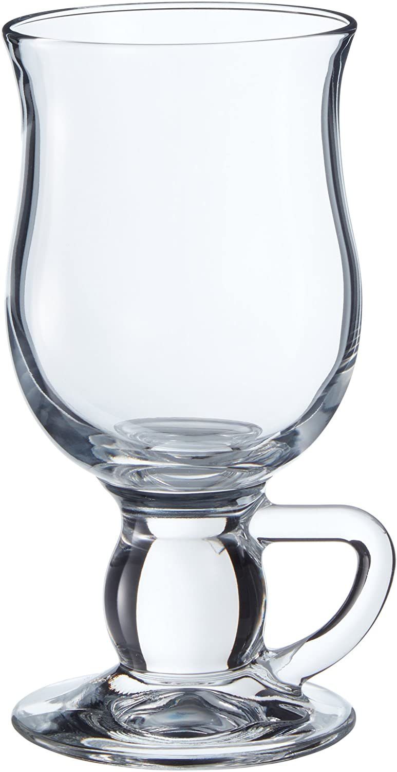 Pasabahce Gläser-Set Pasabahce 44159 Irisch Coffee Gläser mit Griff Henkel Kaffee, 2er Pack, 4-tlg., Glas