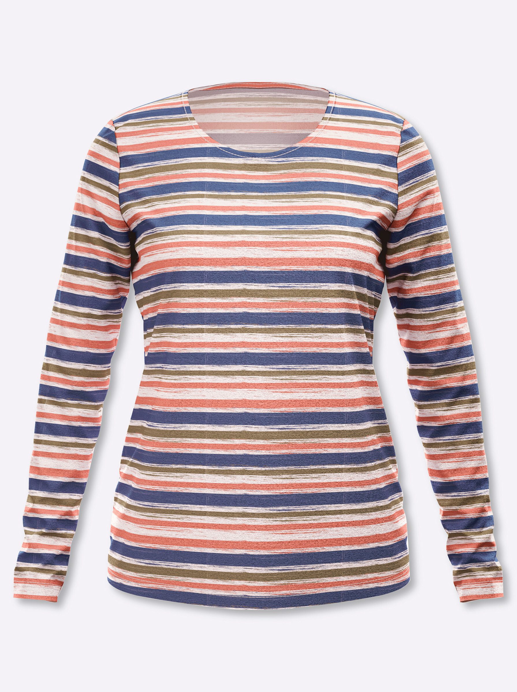 heine T-Shirt Ringelshirt Langarm