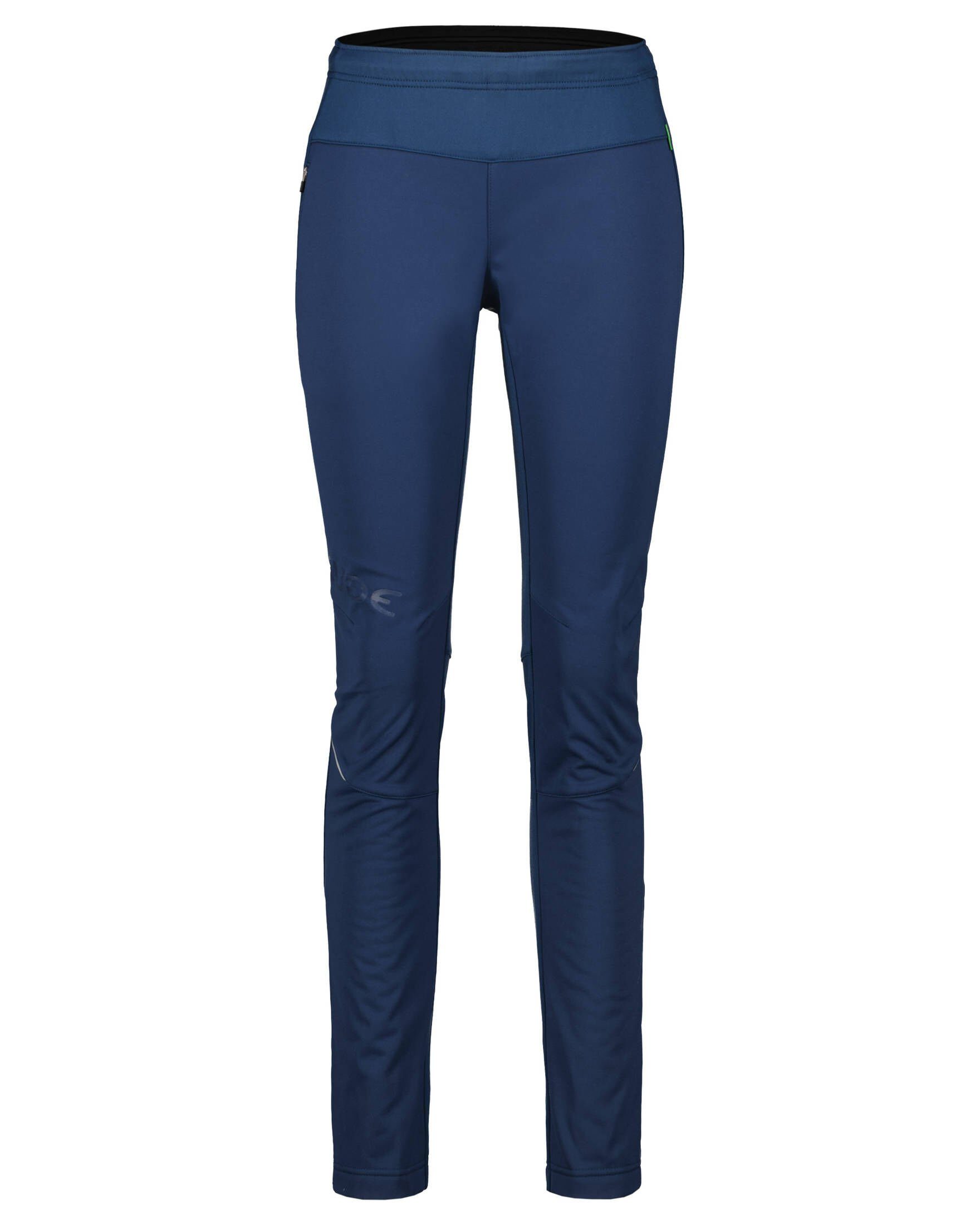 VAUDE Fahrradhose Damen (295) V Softshellhose (1-tlg) PANTS WINTRY dunkelblau WO