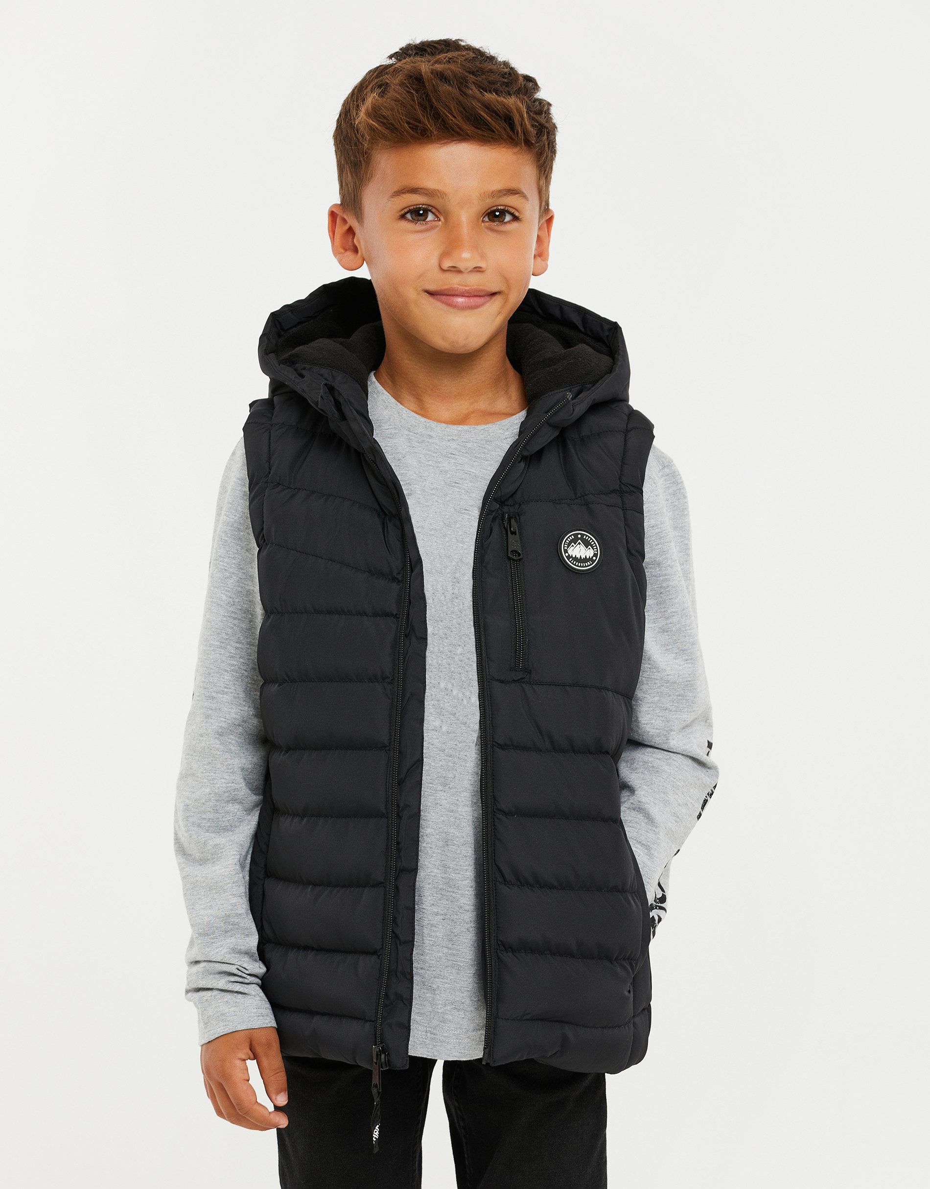 Threadboys Softshellweste Longline Gilet Ashcroft im klassischen Design
