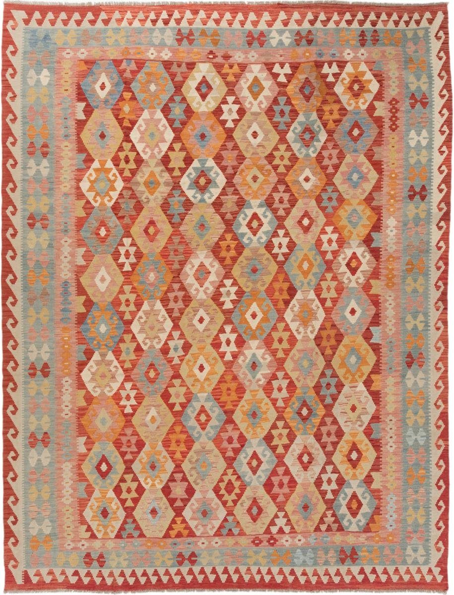 Orientteppich Höhe: Trading, Kelim mm Afghan 260x336 rechteckig, Nain Orientteppich, Handgewebter 3