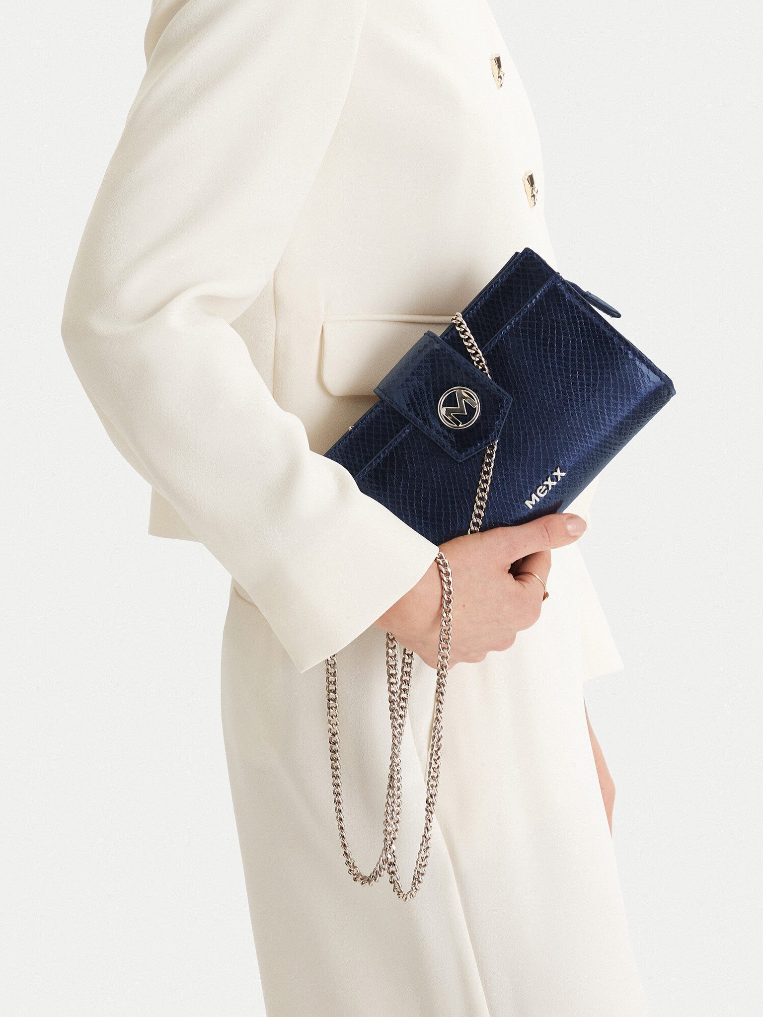 Mexx Handtasche Mexx Damenhandtasche Marineblau MEXX-CEO-MEXX-S-002-09 Marineblau