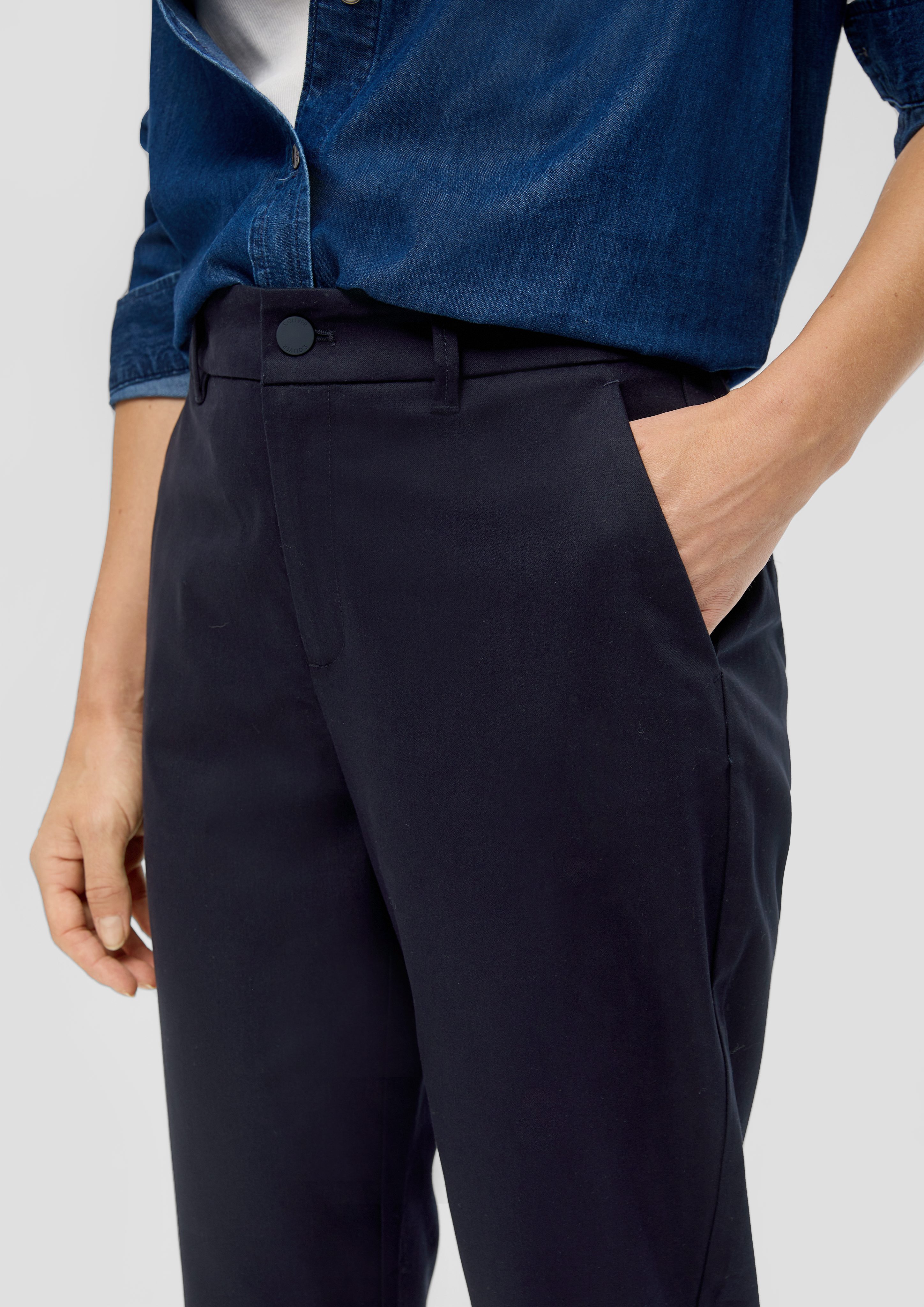 s.Oliver Stoffhose Elastische Hose mit Tapered günstig online kaufen