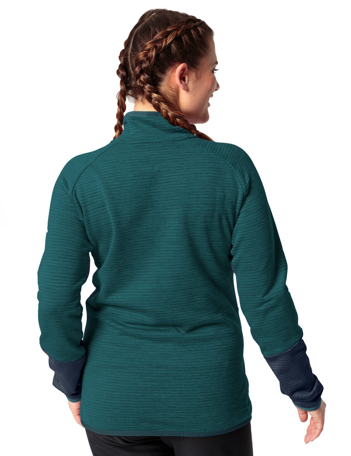 VAUDE Outdoorjacke Women's kompensiert (1-St) mallard Klimaneutral green Fleece Jacket Larice HZ