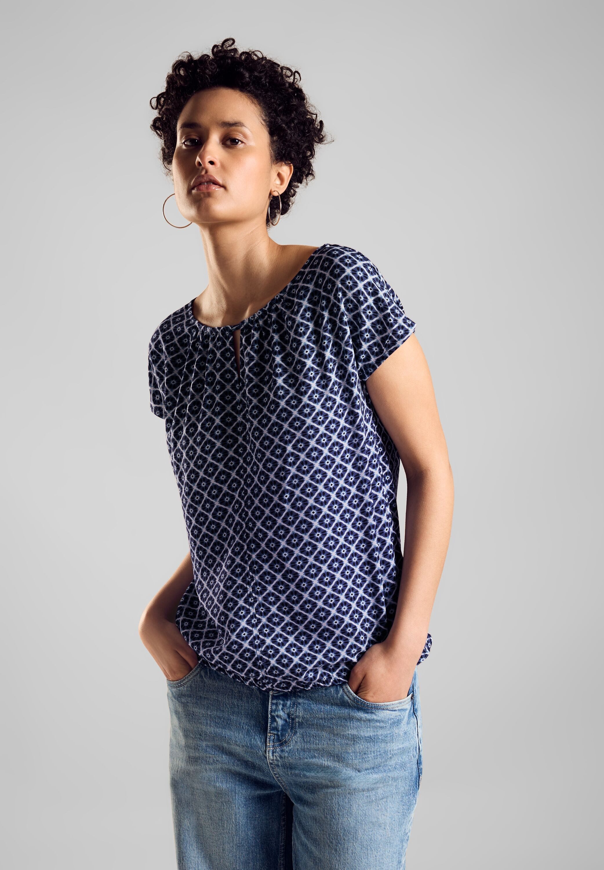 STREET ONE Shirttop mit All-Over Print günstig online kaufen