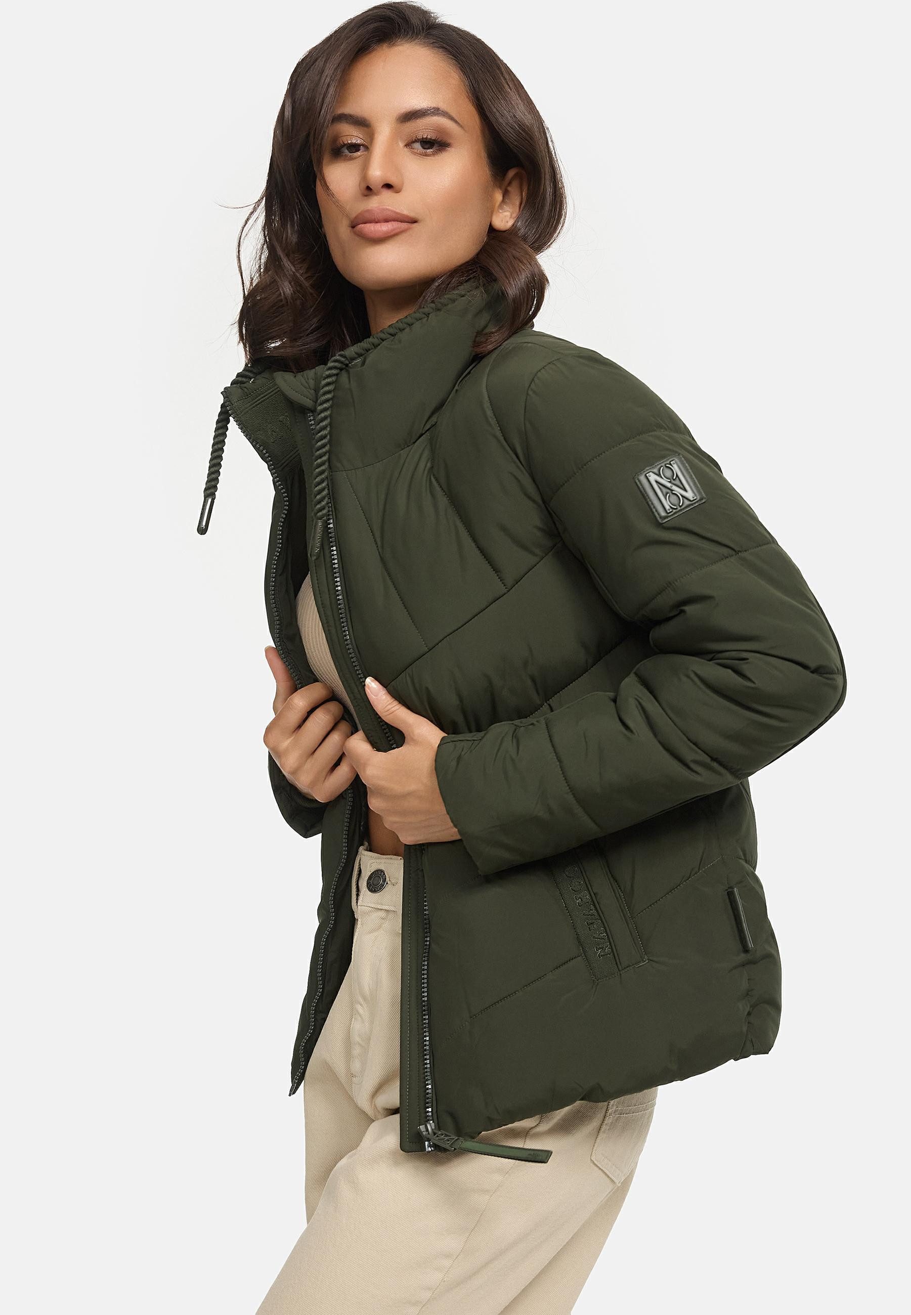 Navahoo Steppjacke Liebesfee 14 gesteppte Damen Übergangsjacke mit wattiertem Stehkragen