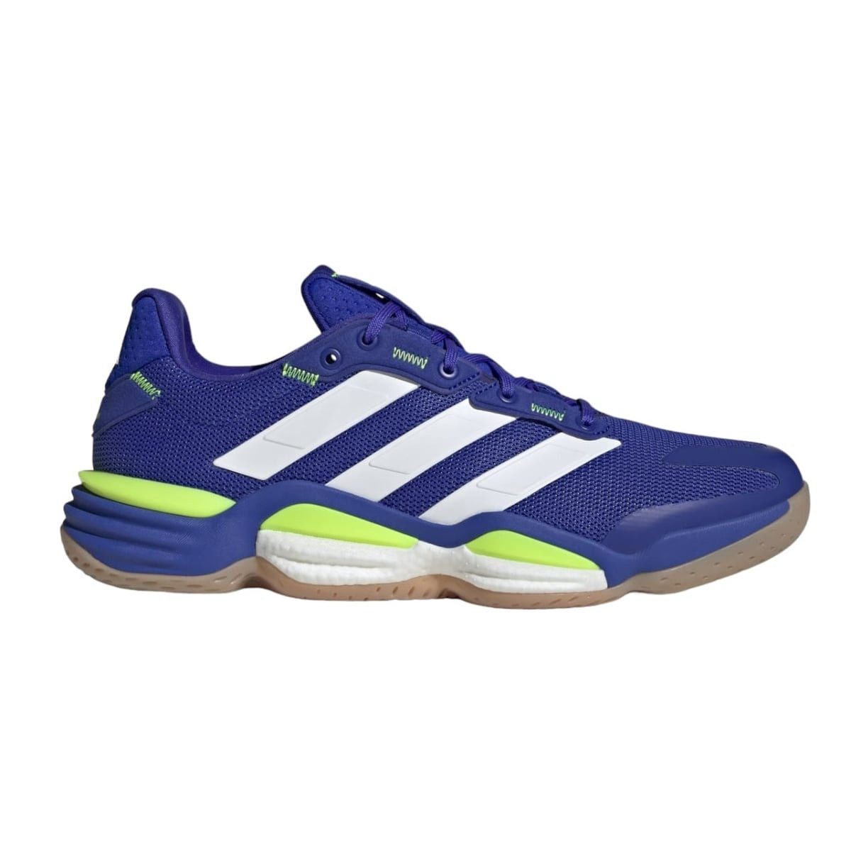 adidas Performance Hallen-Indoorschuhe Stabil 16 dunkelblau/weiss/grün Herren Badmintonschuh – Bild 4 von 5