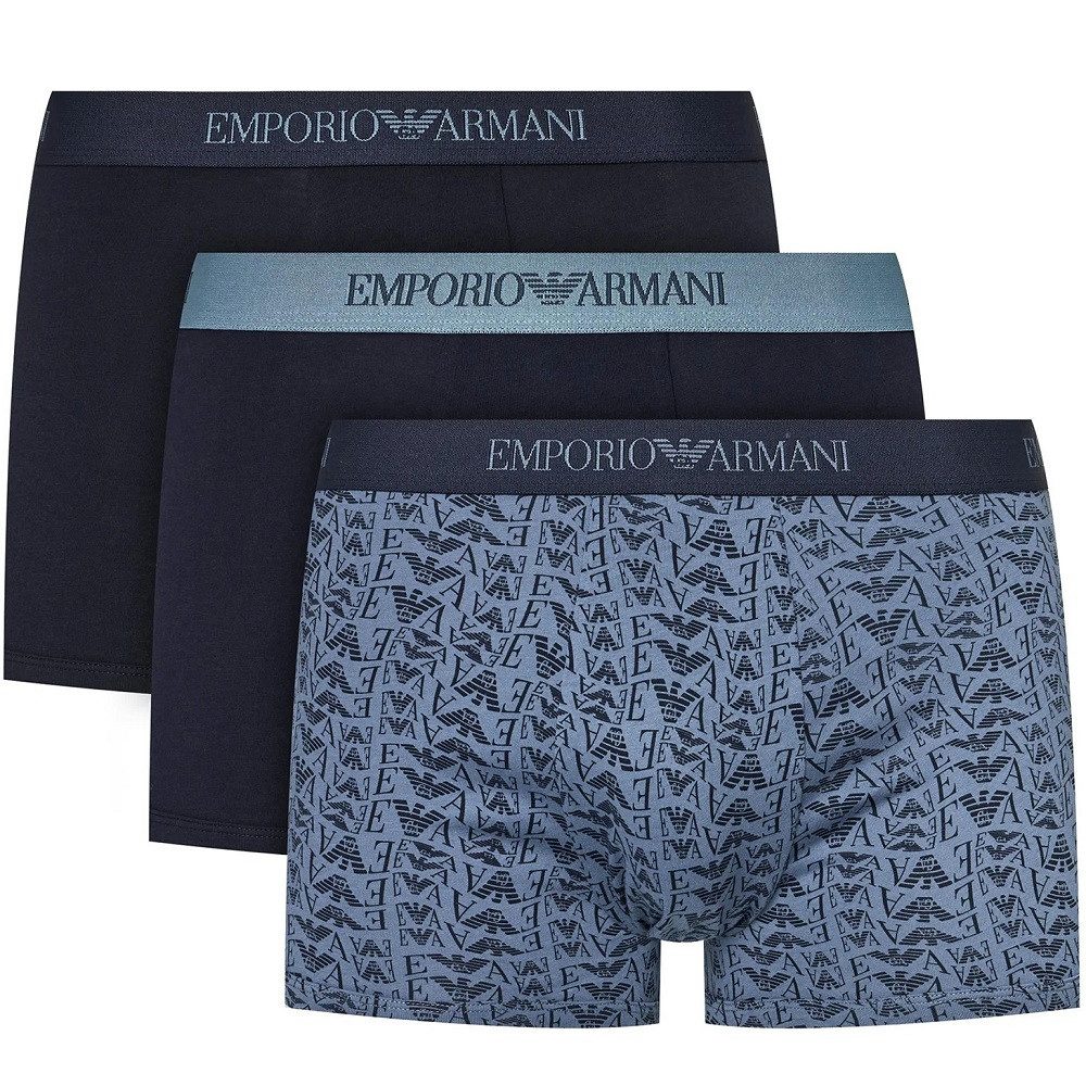 Emporio Armani Boxer 3 Pack Trunk Herren Boxer Unterwäsche 111625 4F722 755 günstig online kaufen