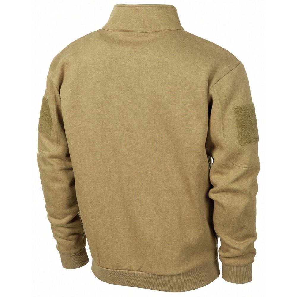 MFH Sweatjacke Sweatjacke, Tactical, coyote tan - M Kopfhörerausgang günstig online kaufen