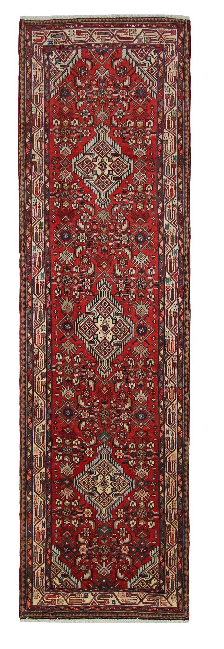 Orientteppich Perserteppich Hamadan 291 x 81 cm
