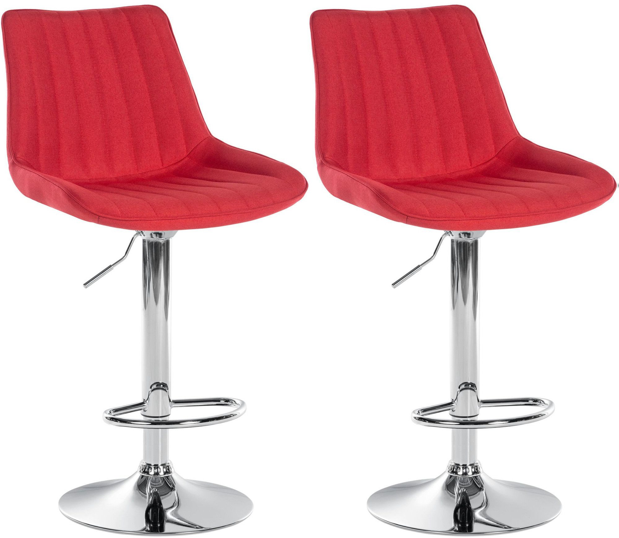 CLP Barhocker Toni Stoff (2er Set, günstig online kaufen
