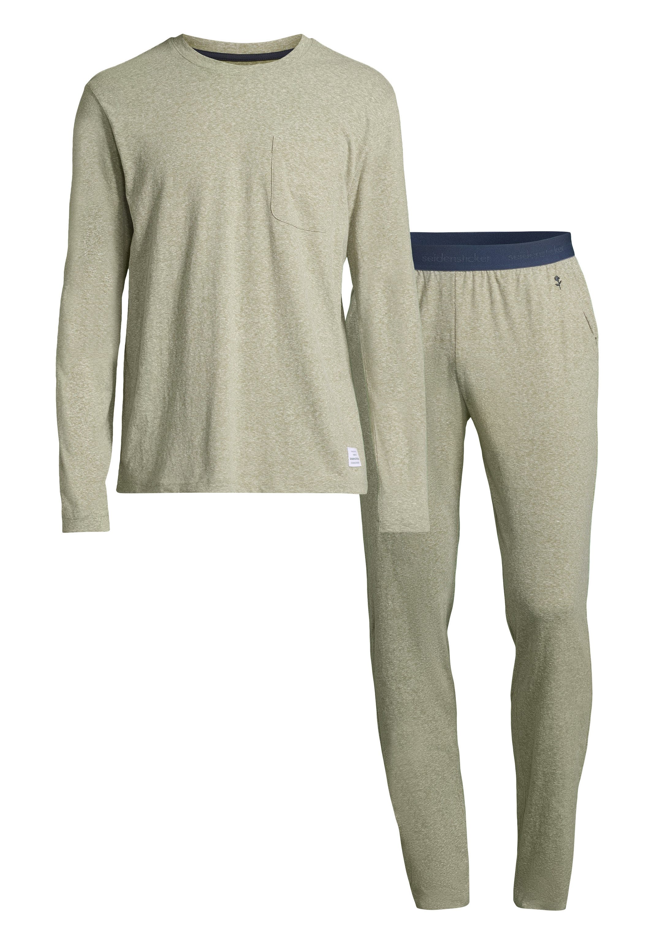 seidensticker Pyjama Snow Melange (Set, 2 günstig online kaufen