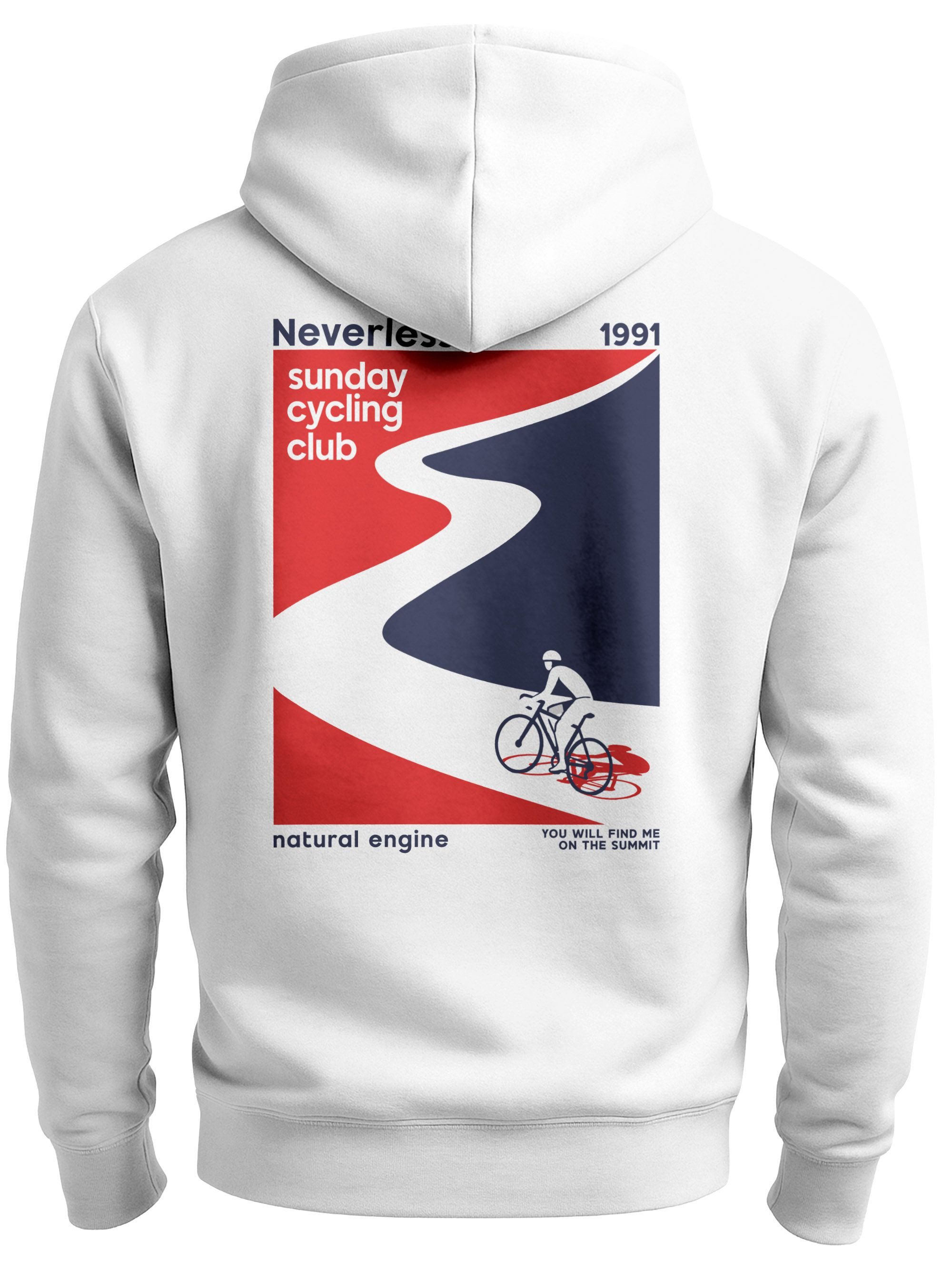 Neverless Sweatjacke Herren Sweatjacke Backprint Rad Fahrrad Bike MTB Grafi günstig online kaufen