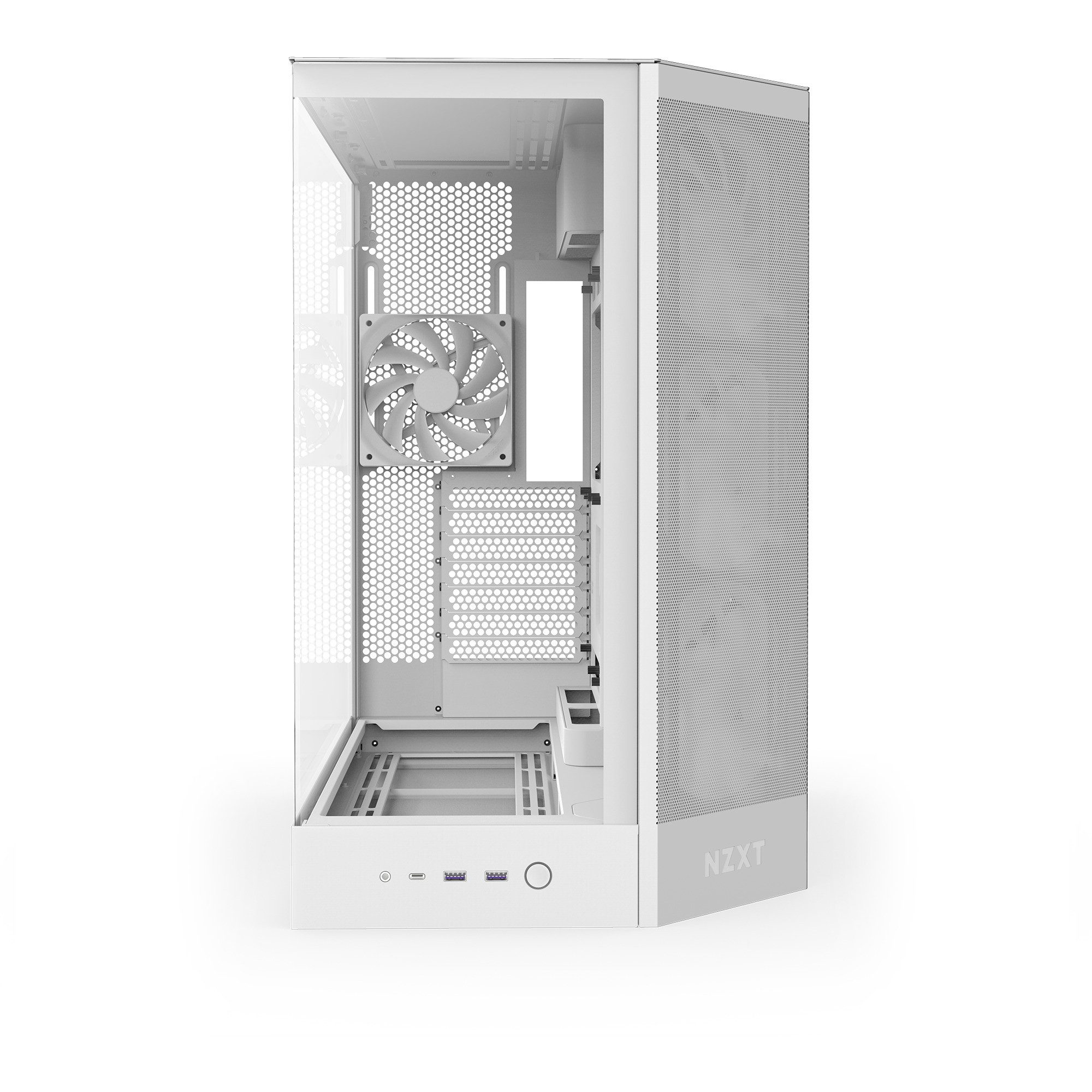 NZXT PC-Gehäuse NZXT H9 Flow RGB, Tower-Gehäuse, (Tempered Glass