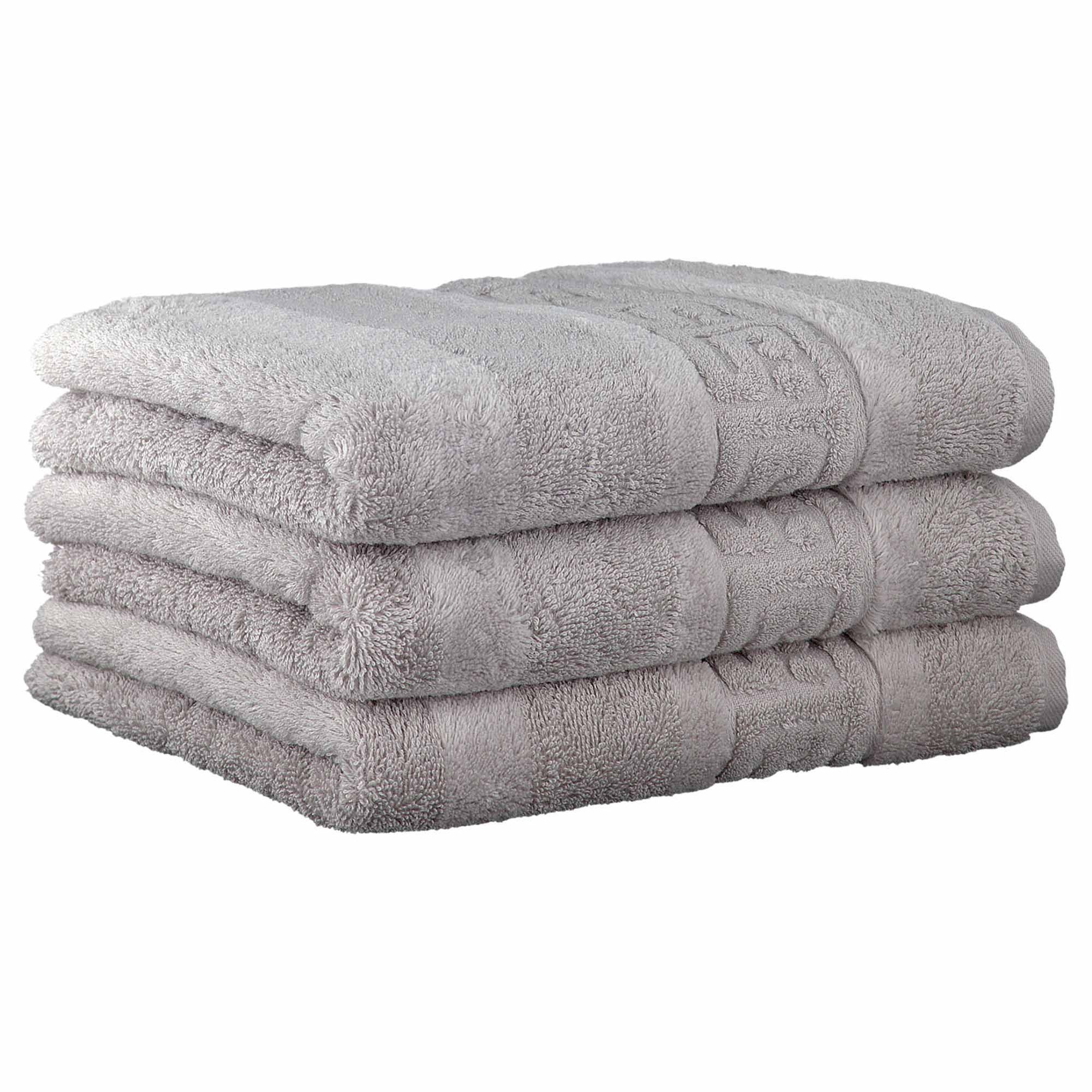 Cawö Handtuch Unisex Handtuch 3er Pack Baumwolle C Noblesse, Frottier (Packung, 3-St)