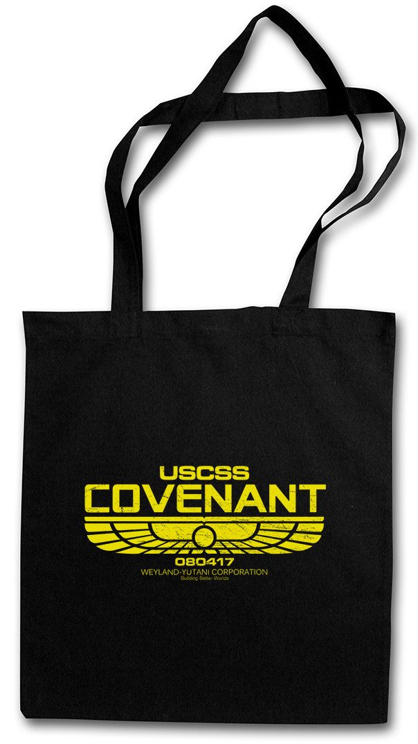 Urban Backwoods Beuteltasche USCSS Covenant Stofftasche Nostromo Alien Yutani Logo Corp Ripley (1-tlg), Prometheus Covenant Romulus Corporation