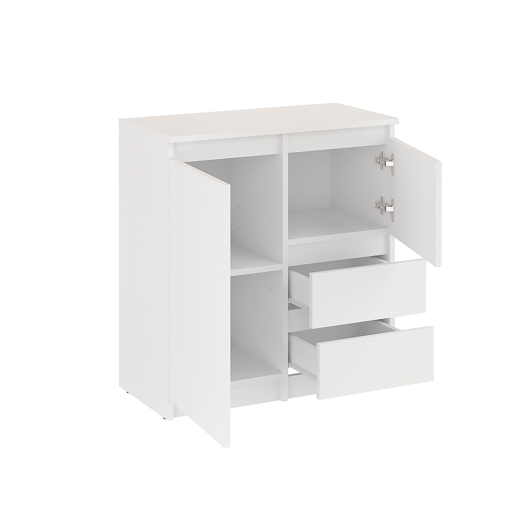 KOMTO Kommode Kommode mit 2/3 Schubladen und Türen – Sideboard PIKO – Bild 5 von 5