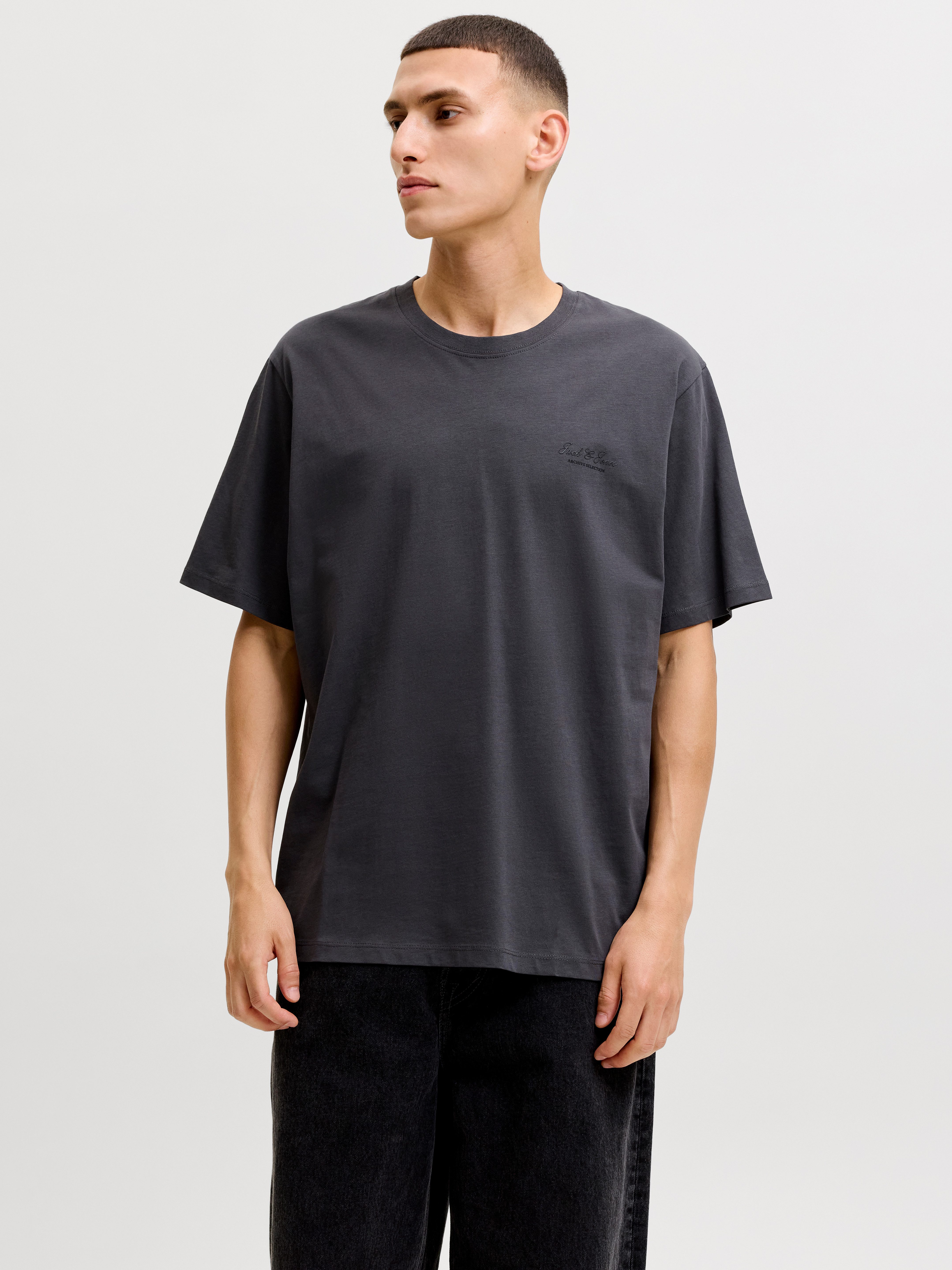 Jack & Jones T-Shirt JJEARCHIVE GRAPHIC TEE SS O-NECK 3PK MP (Packung, 3-tlg) Baumwolle, relaxed fit