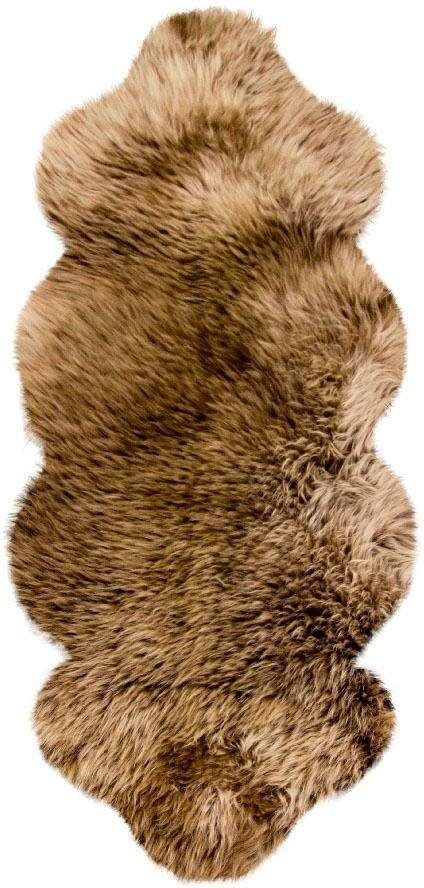 Heitmann Felle Fellteppich Lammfell KK 1,5 - Premium Qualität, fellförmig, Höhe: 70 mm, echtes Austral. Lammfell, besonders weich, auch ideal als Bettvorleger